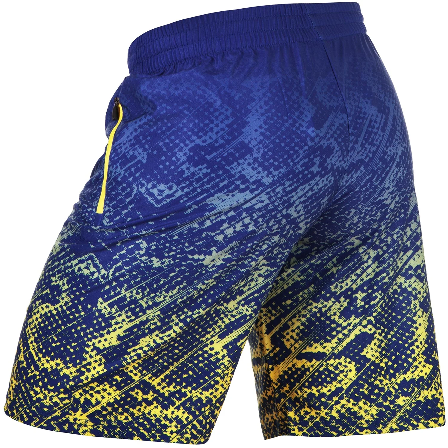 Short Fitness Venum Tropical Bleu/Jaune - Image 3