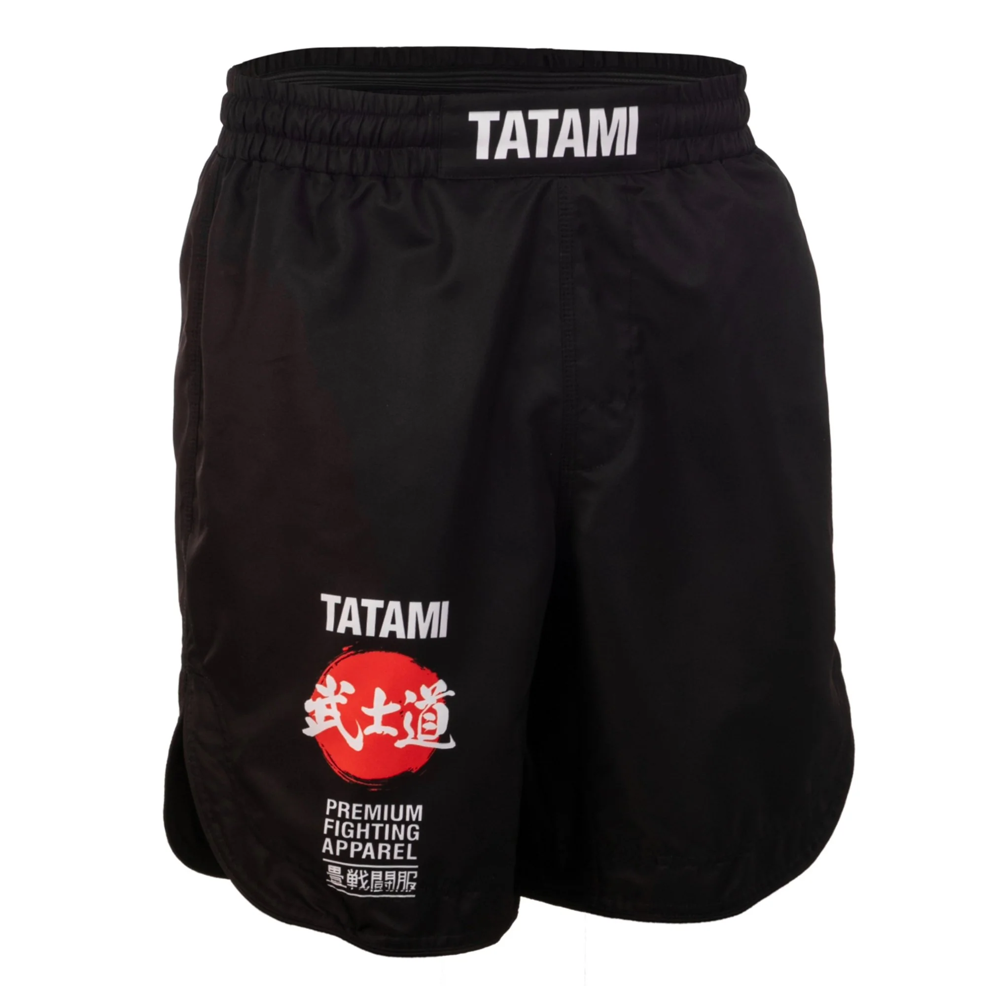 Short de MMA Tatami Fightwear mi-long grappling - Noir - Image 2