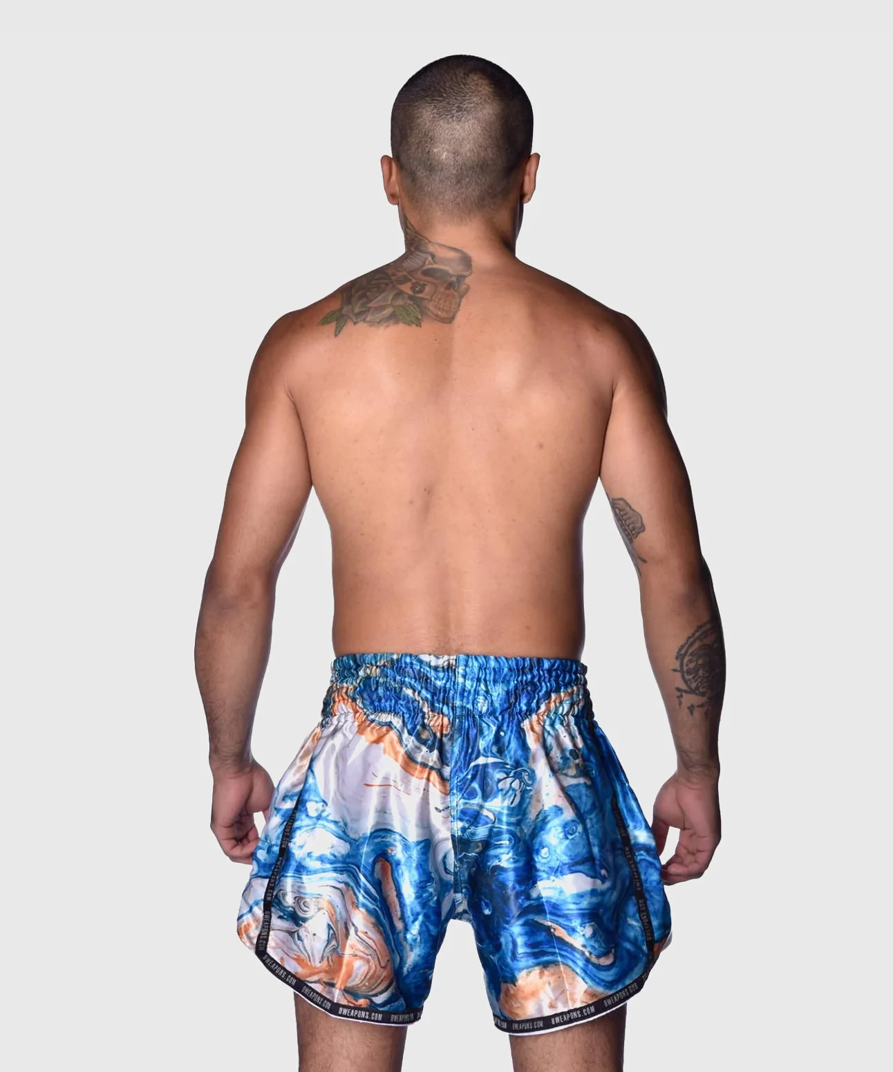 Short de Muay Thai 8 Weapons Vivo Vertigo - Bleu - Image 6