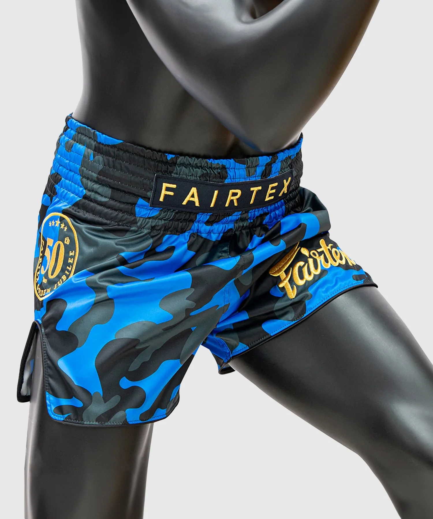 Short Muay Thaï Fairtex Jubilé D'Or Solide - Image 3