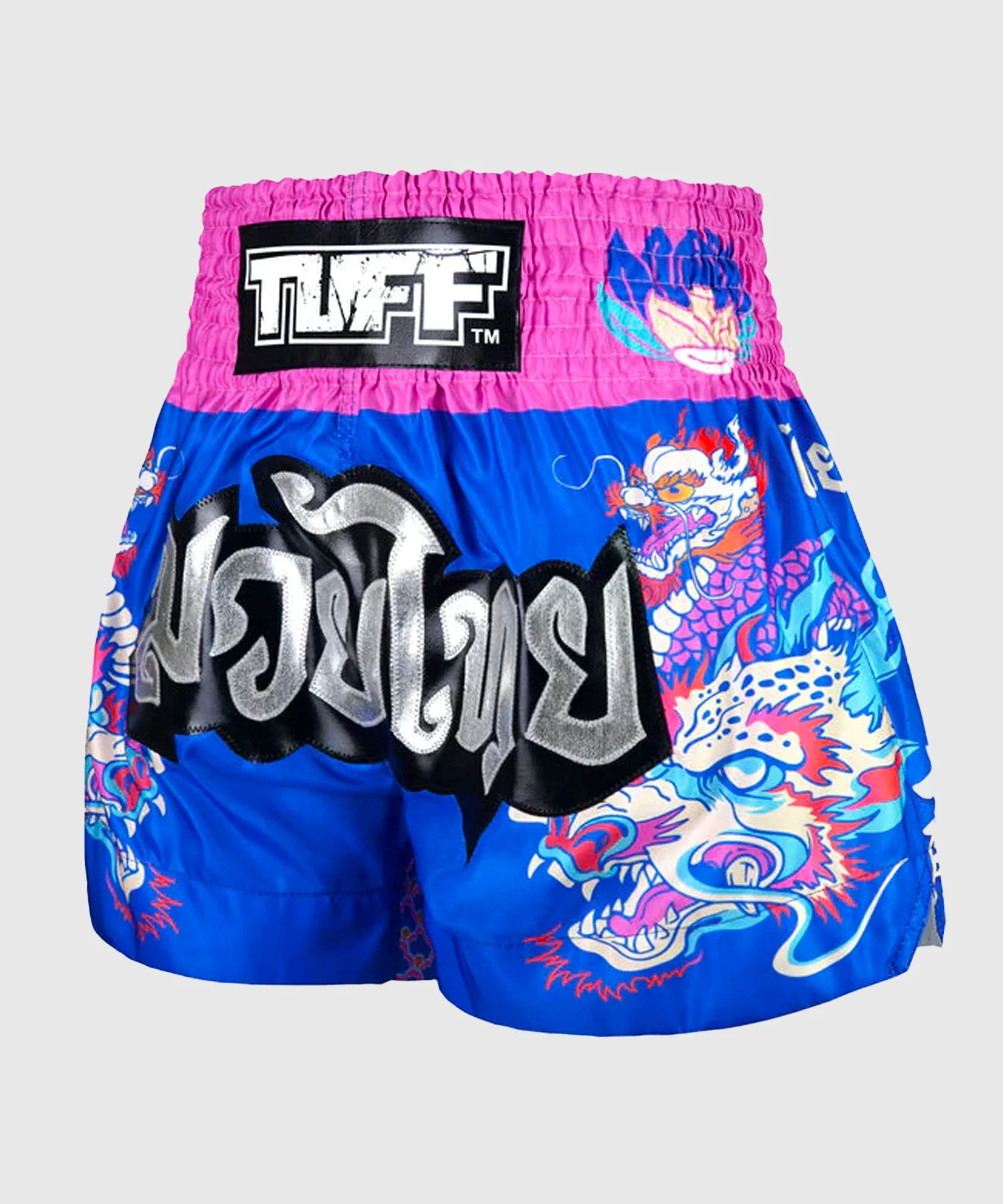 Short de Muay Thai Tuff Dragonforce - Bleu - Image 2