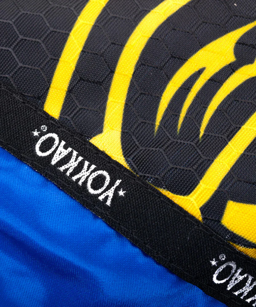 Short de Muay Thai Yokkao Original Or - Bleu - Image 3