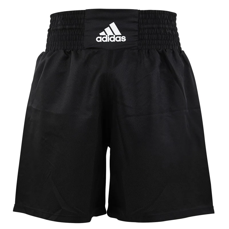 Short de MMA Adidas MULTI-BoxeS - Noir/Blanc - Image 2