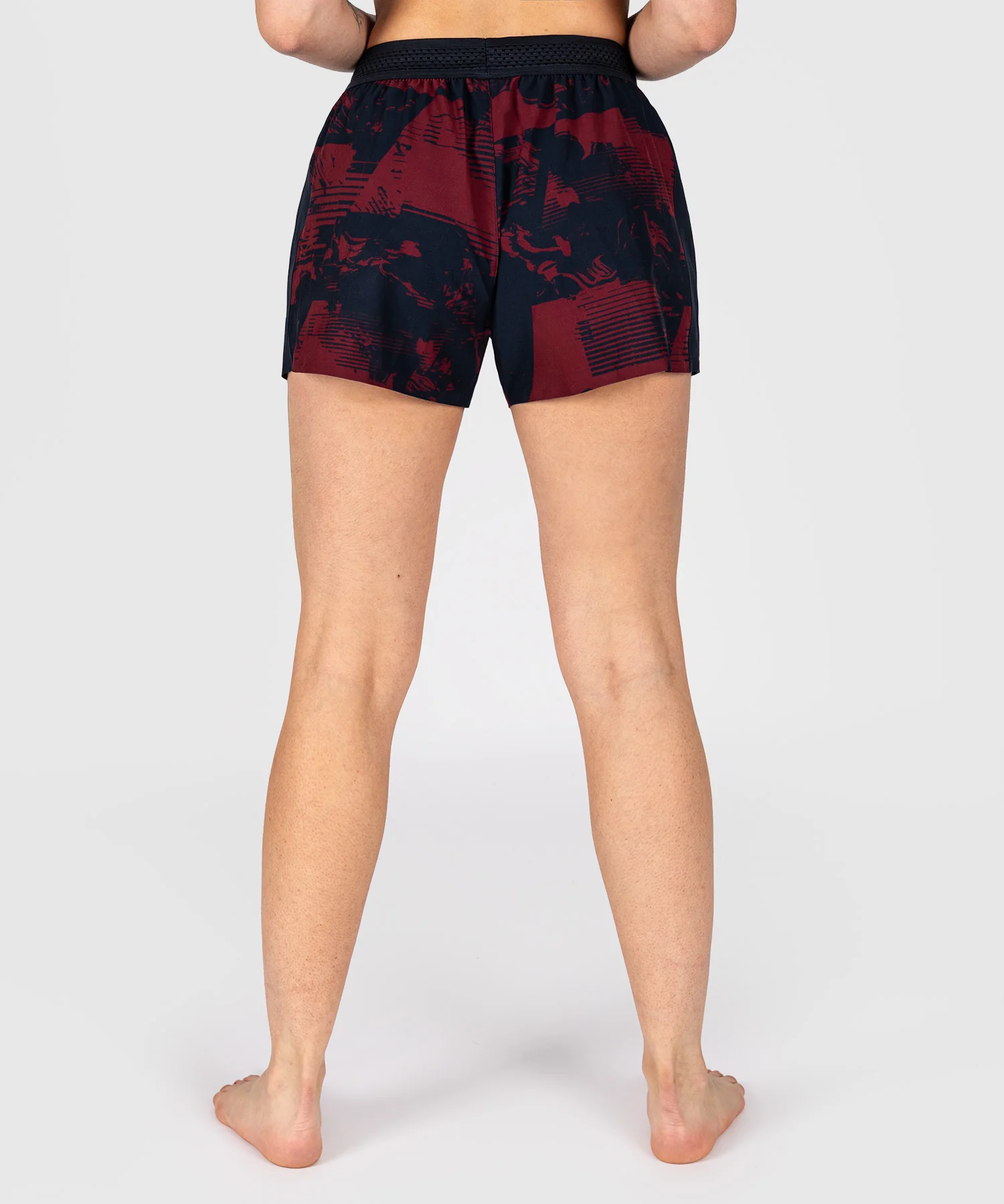 Short Performance Femme UFC Zenith by Venum Authentic Fight Week - Bleu marine/Bordeaux/Argent - Image 4