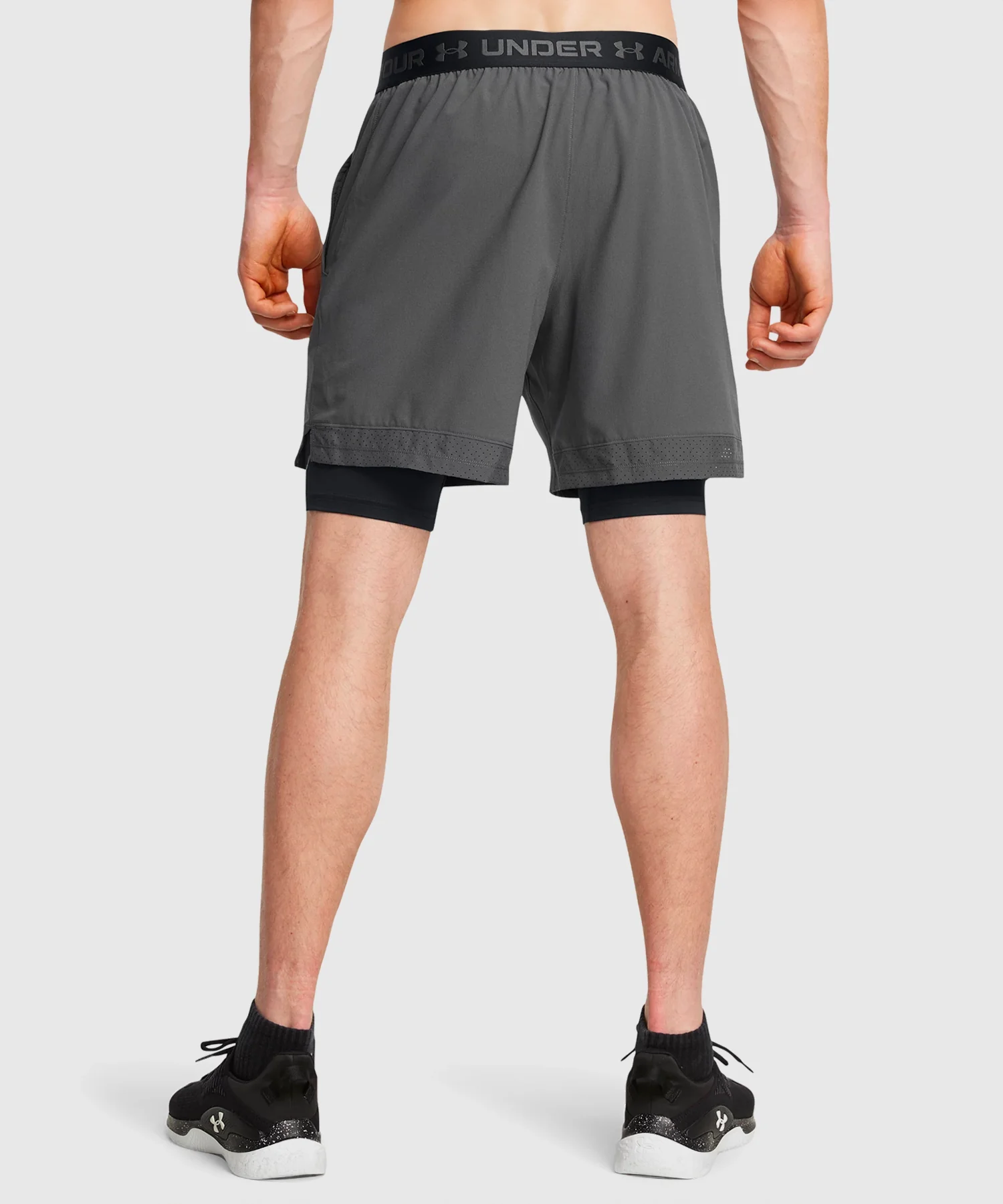 Short Under Armour 2-En-1 Ua Vanish Woven - Gris - Image 2