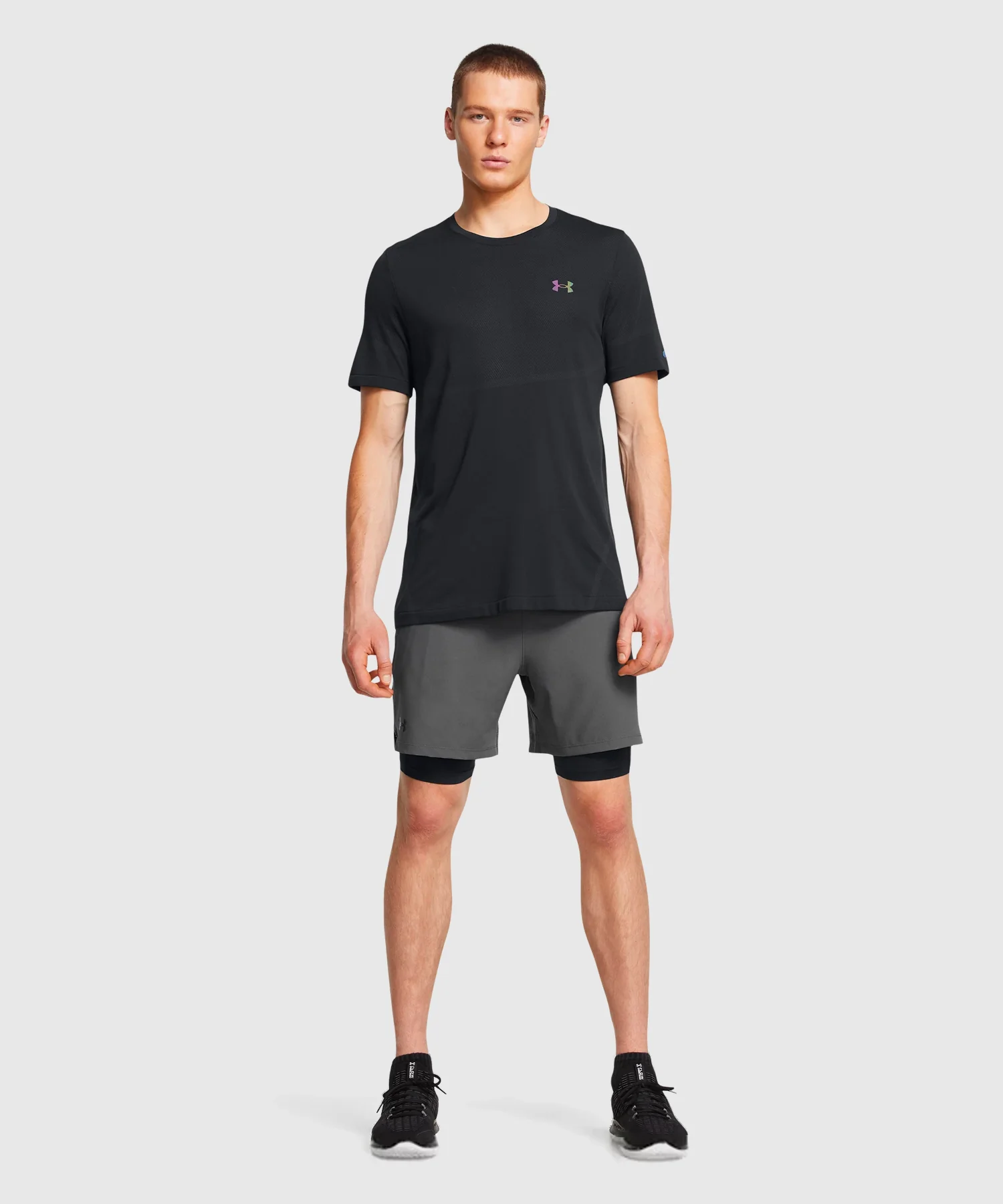 Short Under Armour 2-En-1 Ua Vanish Woven - Gris - Image 3
