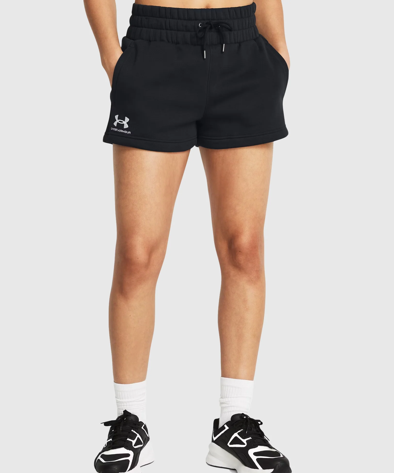 Short Under Armour Ua Icon Fleece Pour Femme - Noir