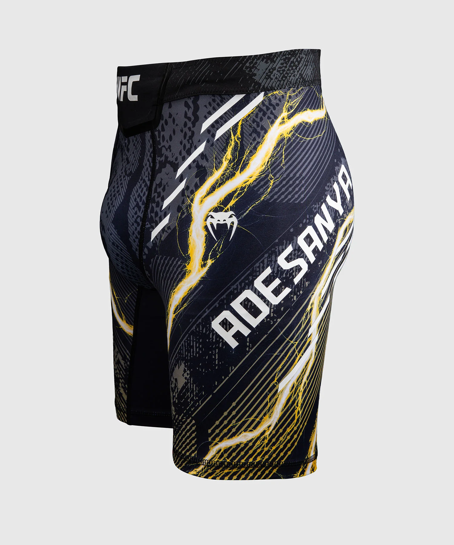 Short de compression pour Hommes UFC Unrivaled by Venum Israel Adesanya - Noir