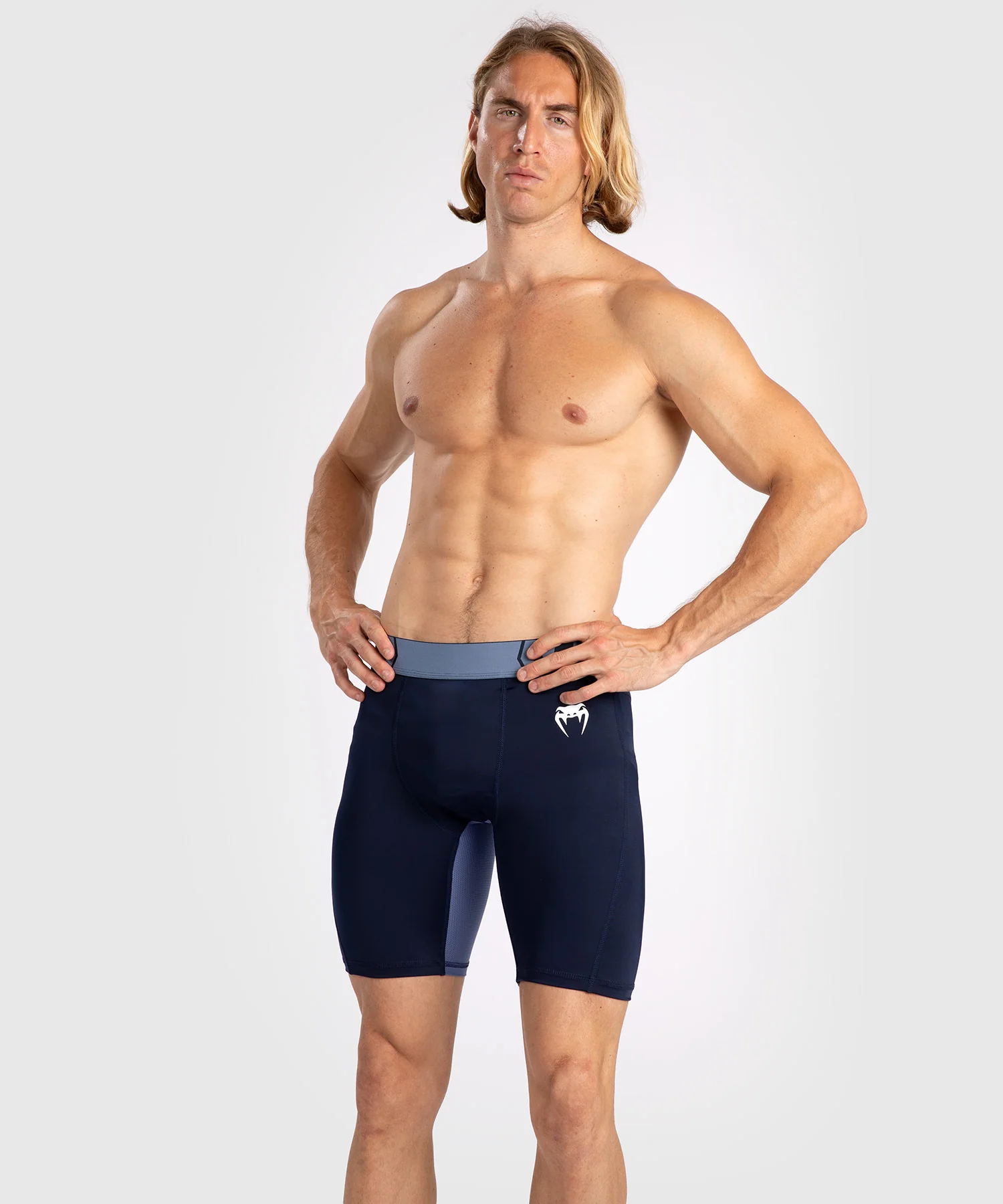 Short de compression pour Hommes Venum Tempest - Bleu Marine/Bleu - Image 6