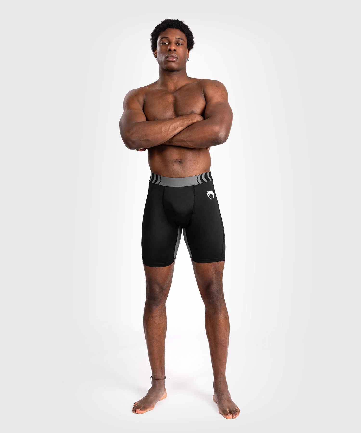 Short de compression pour Hommes Venum Tempest - Noir/Gris - Image 2