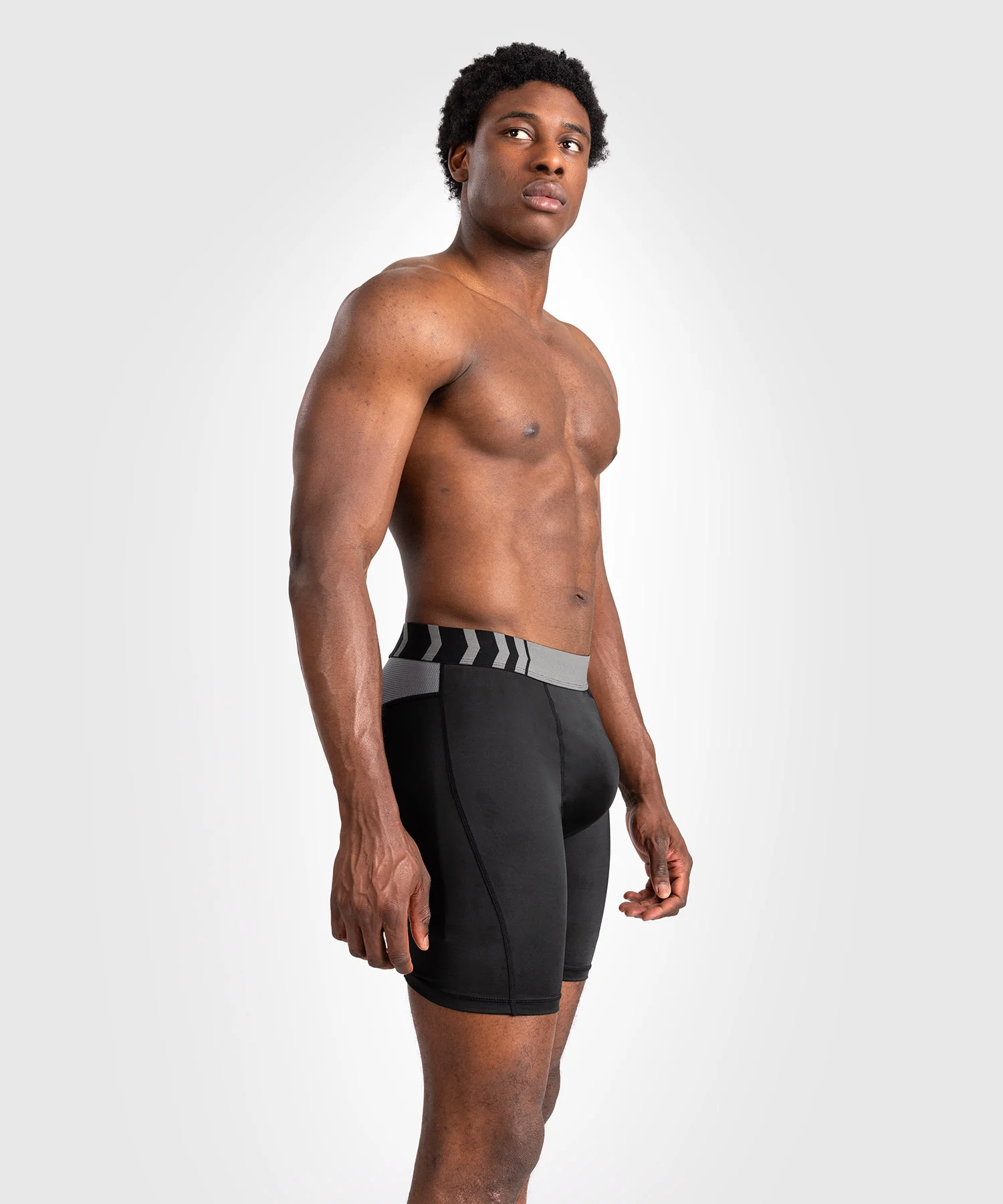 Short de compression pour Hommes Venum Tempest - Noir/Gris - Image 4