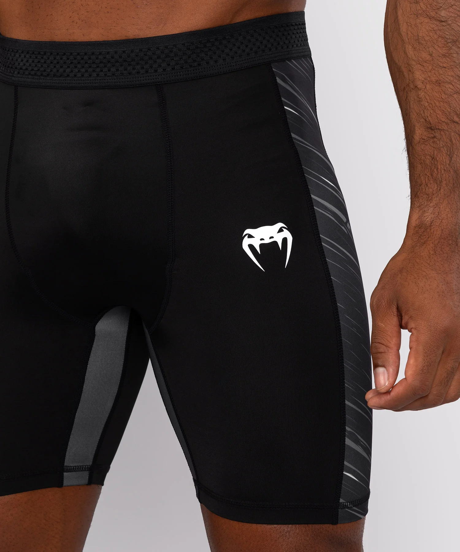 Short de compression Venum Rapid - Noir/Gris Orage - Image 4