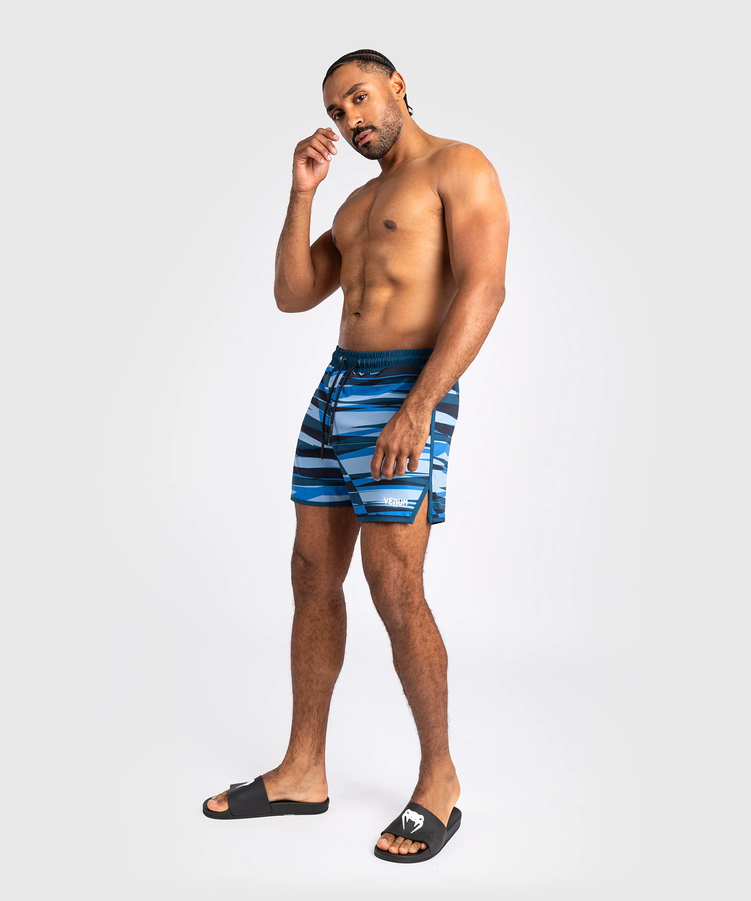 Shorts de Bain pour Hommes Venum Rapid - Bleu Sombre - Image 2