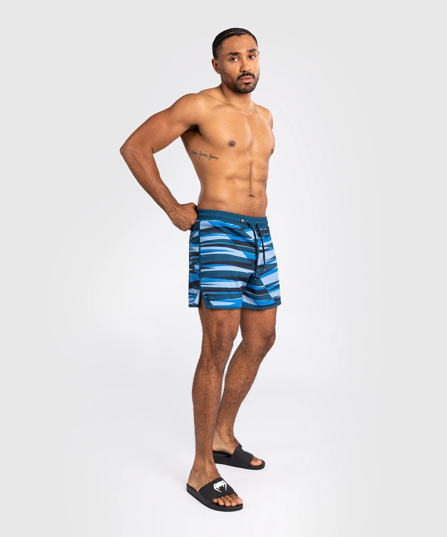 Shorts de Bain pour Hommes Venum Rapid - Bleu Sombre - Image 7