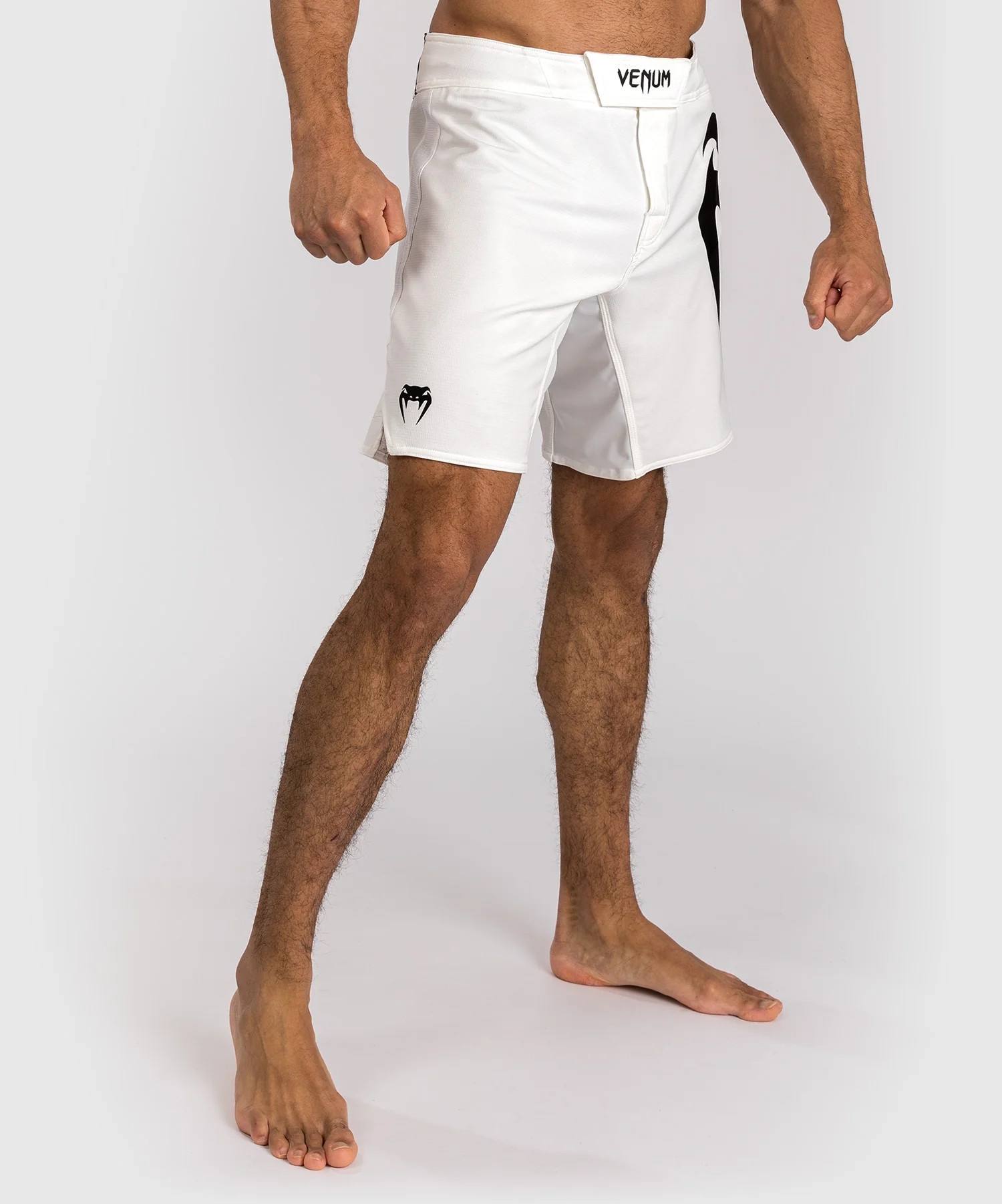 Shorts de combat Venum Light 5.0 - Blanc/Noir - Image 4