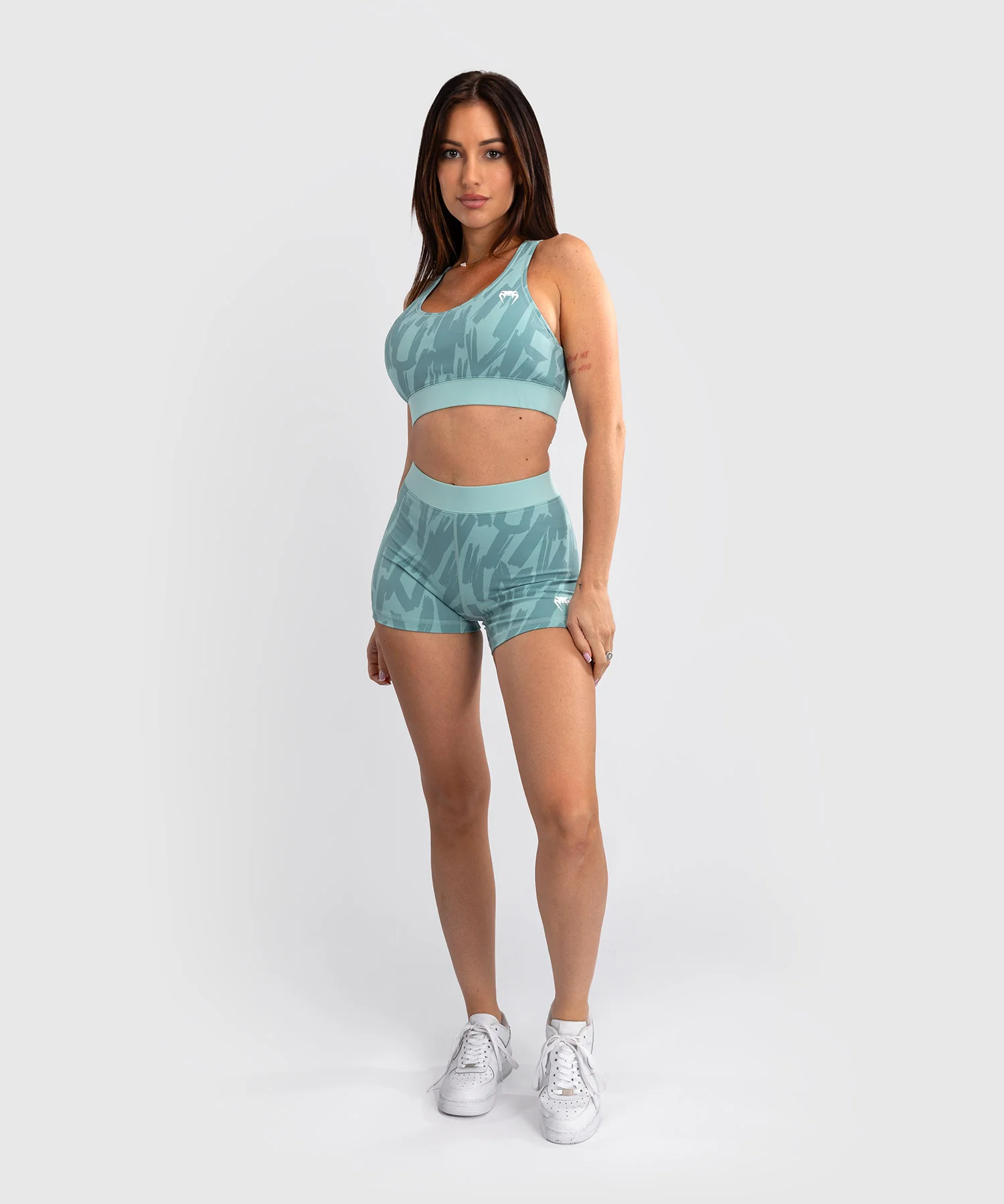 Shorts de Compression pour Femmes Venum Graffiti - Aqua