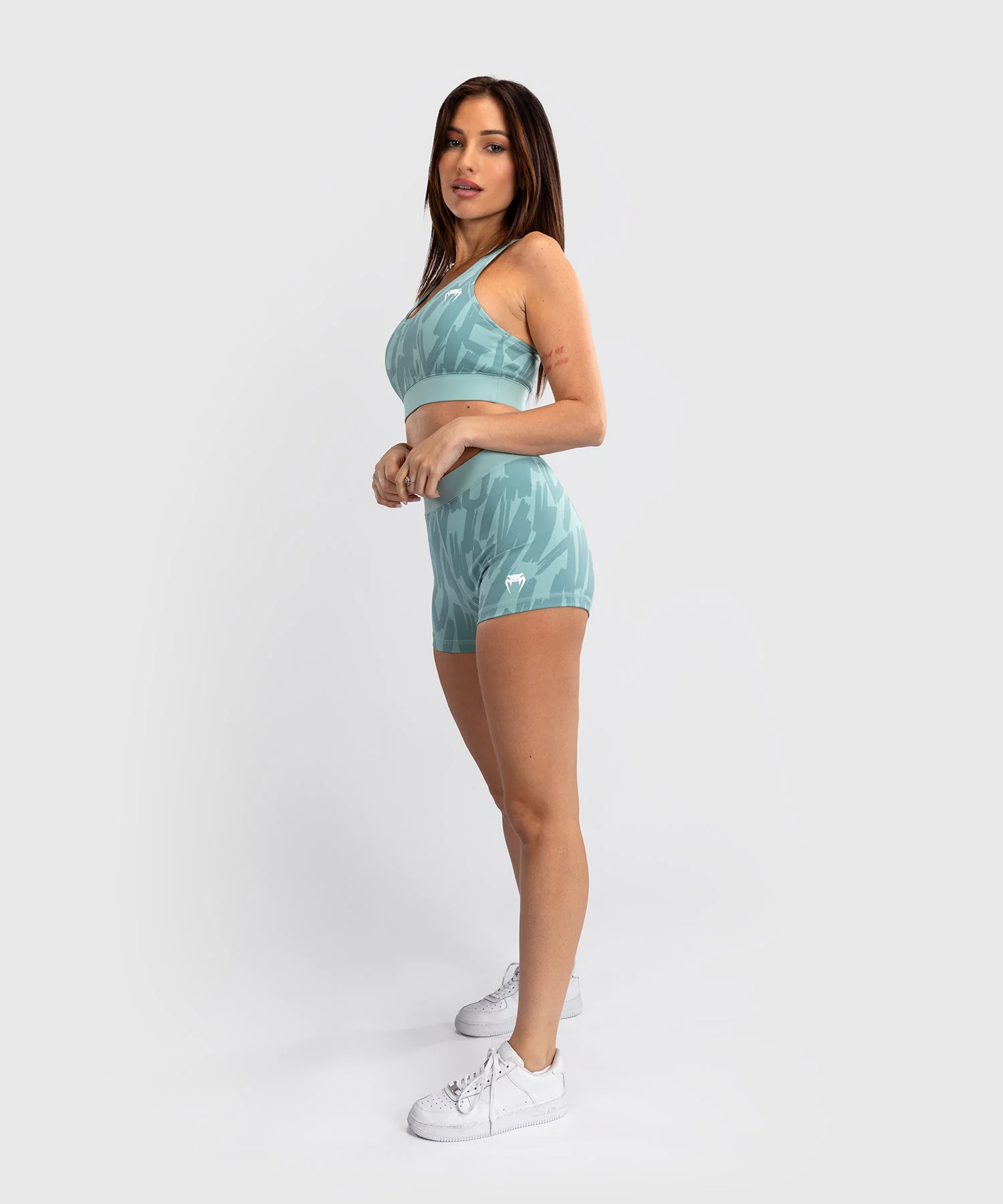 Shorts de Compression pour Femmes Venum Graffiti - Aqua - Image 2