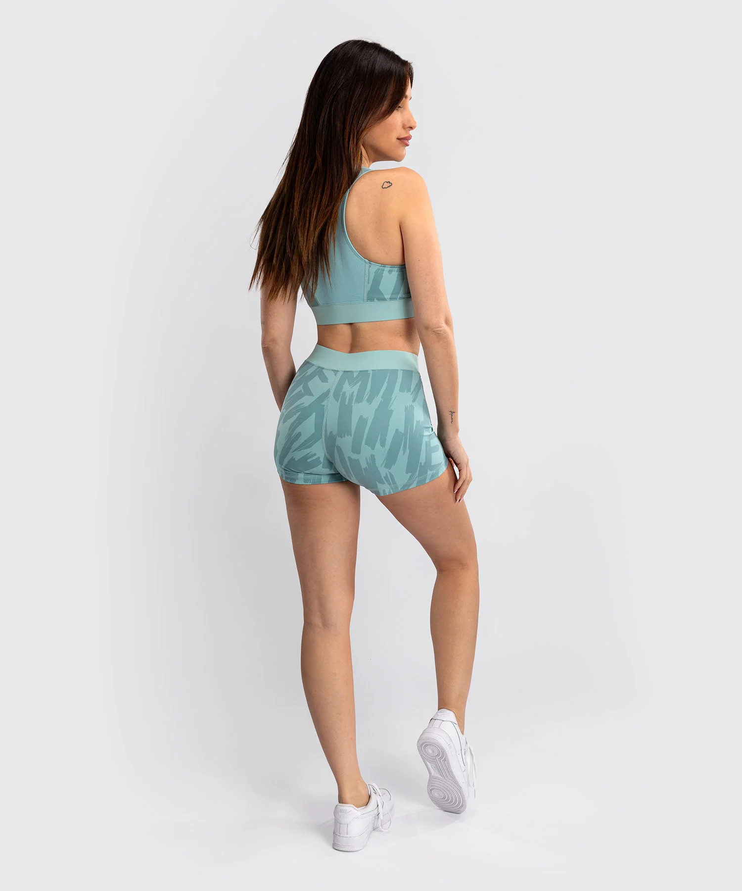 Shorts de Compression pour Femmes Venum Graffiti - Aqua - Image 3