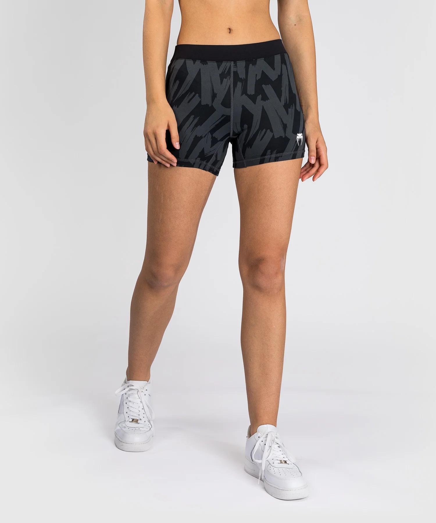 Shorts de Compression pour Femmes Venum Graffiti - Urban Charcoal