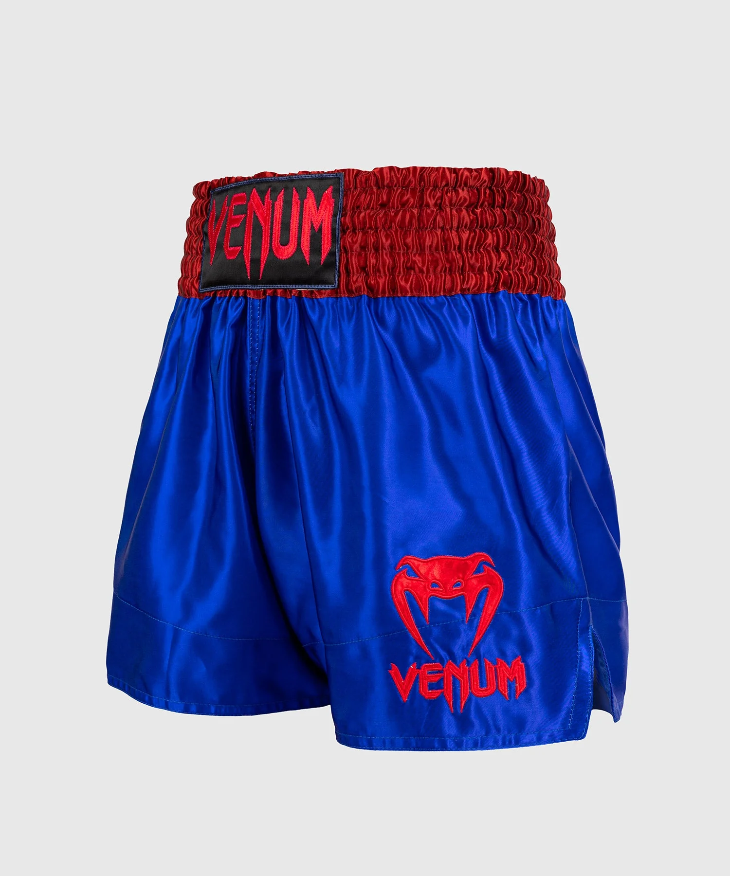 Shorts de Muay Thai Venum Classic - Bleu Marine/Rouge - Image 2