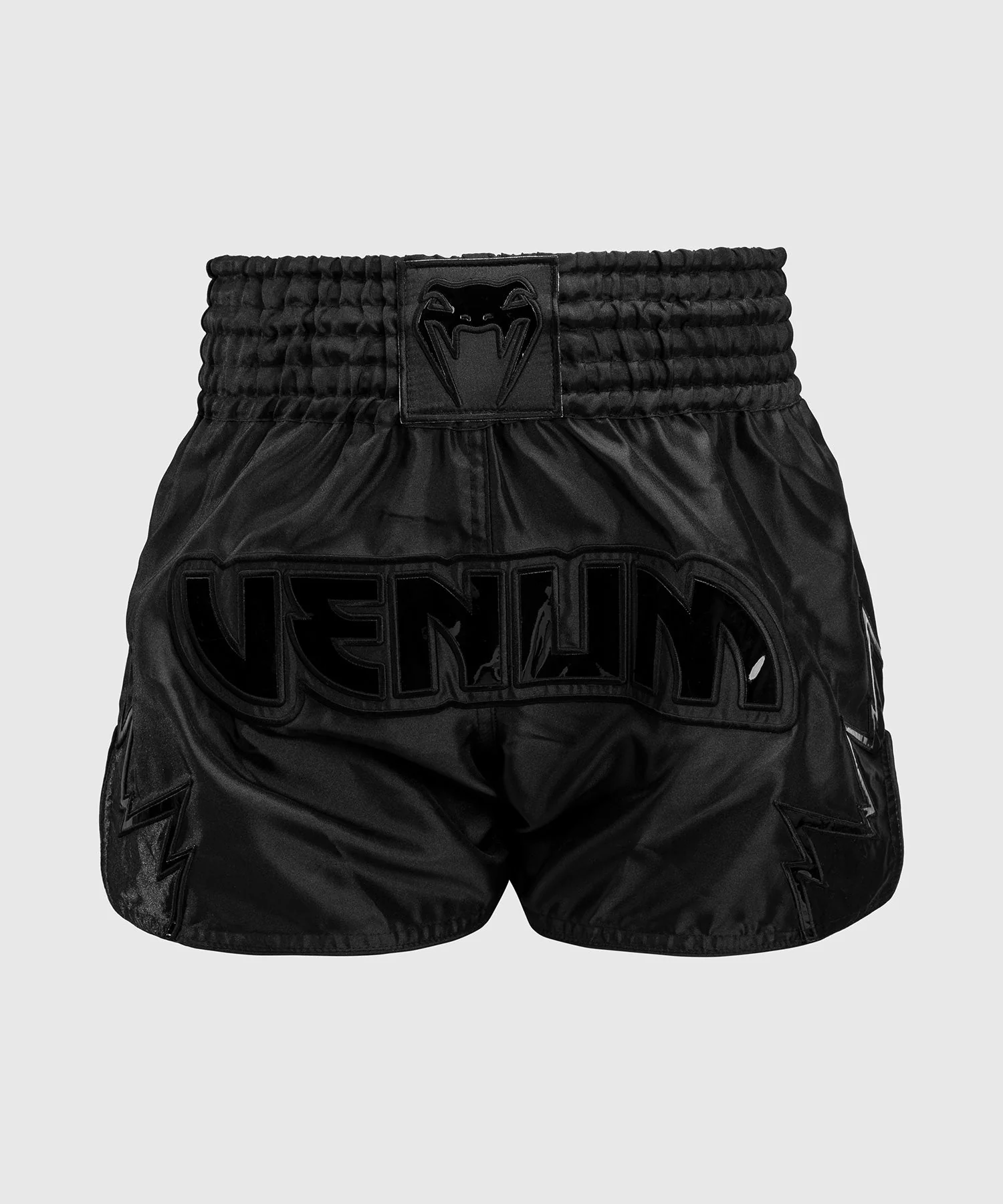 Shorts de Muay Thai Venum Inferno - Noir/Noir