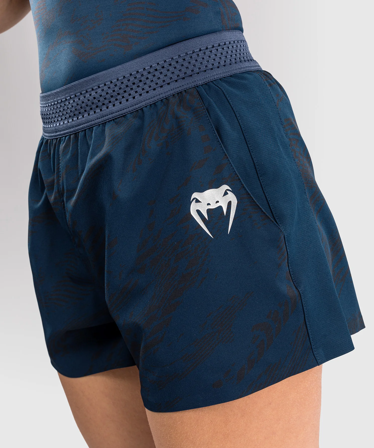 Shorts Performance pour Femmes UFC Fusion by Venum Fight Week - Bleu Océanique - Image 4