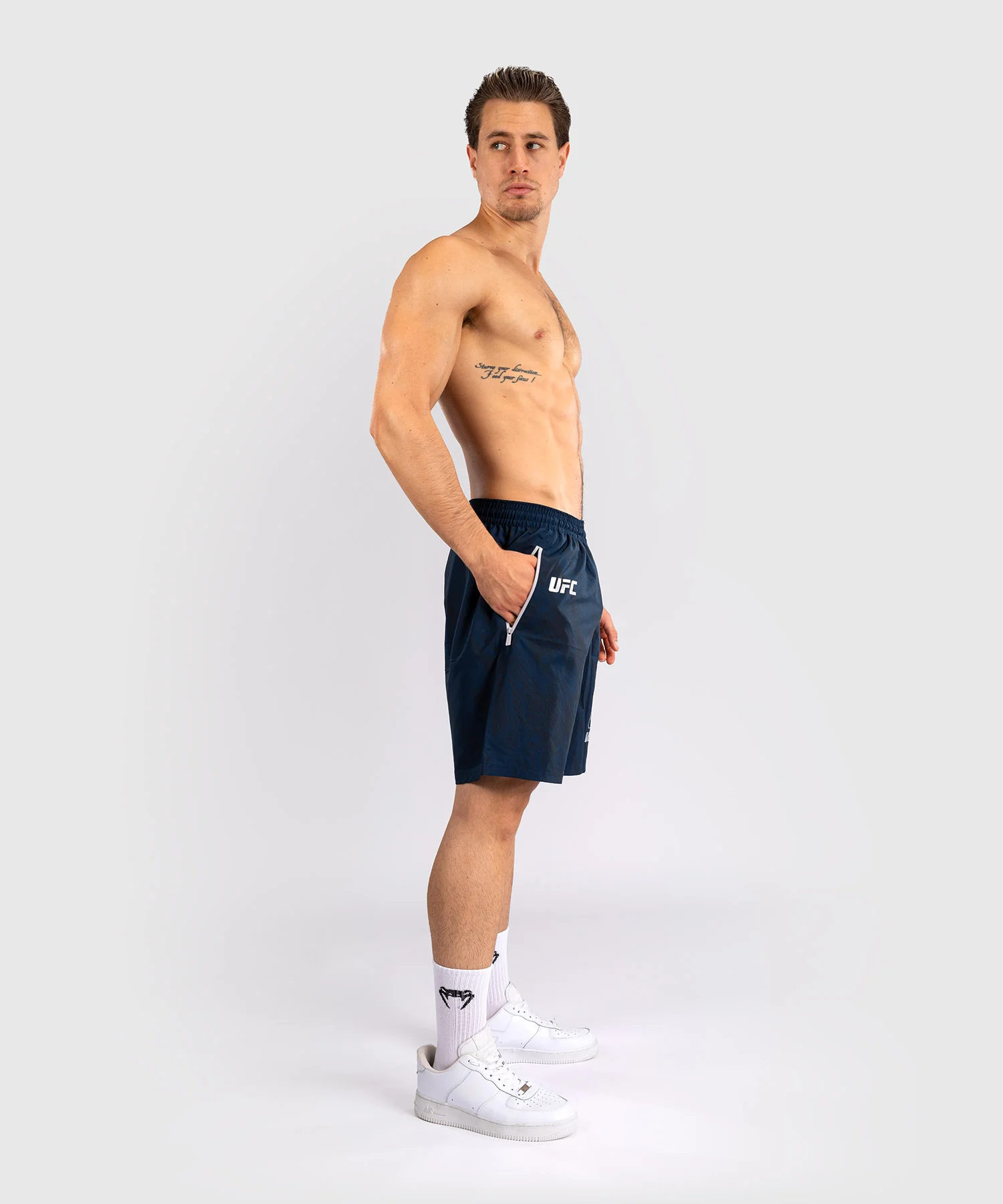 Shorts Performance pour Hommes UFC Fusion by Venum Fight Week - Bleu Océanique - Image 4