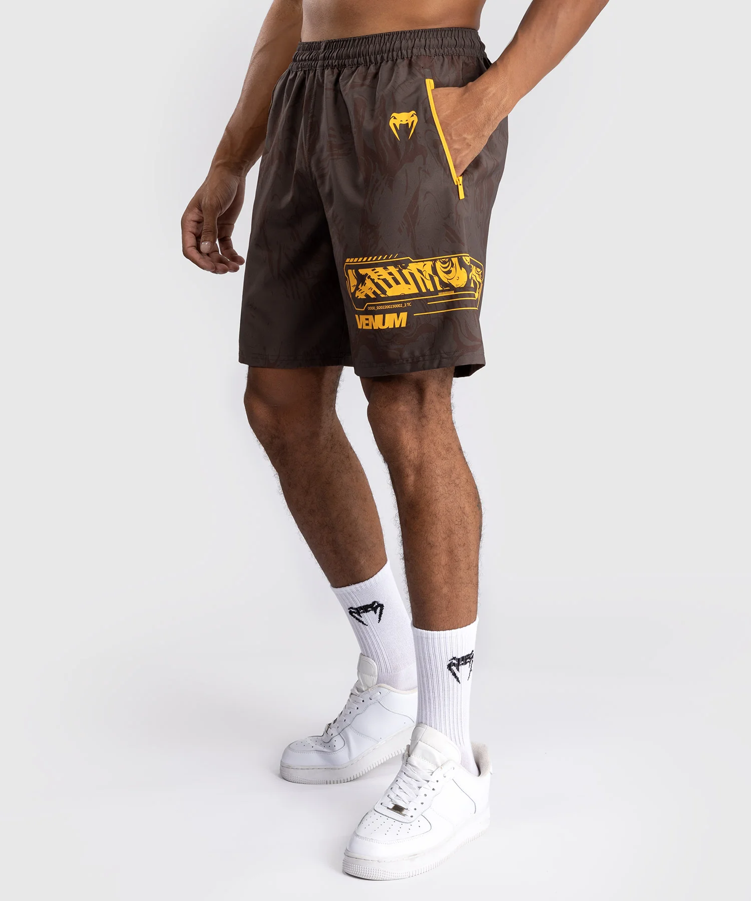 Shorts Performance pour Hommes UFC Fusion by Venum Fight Week - Marron Terrestre - Image 6