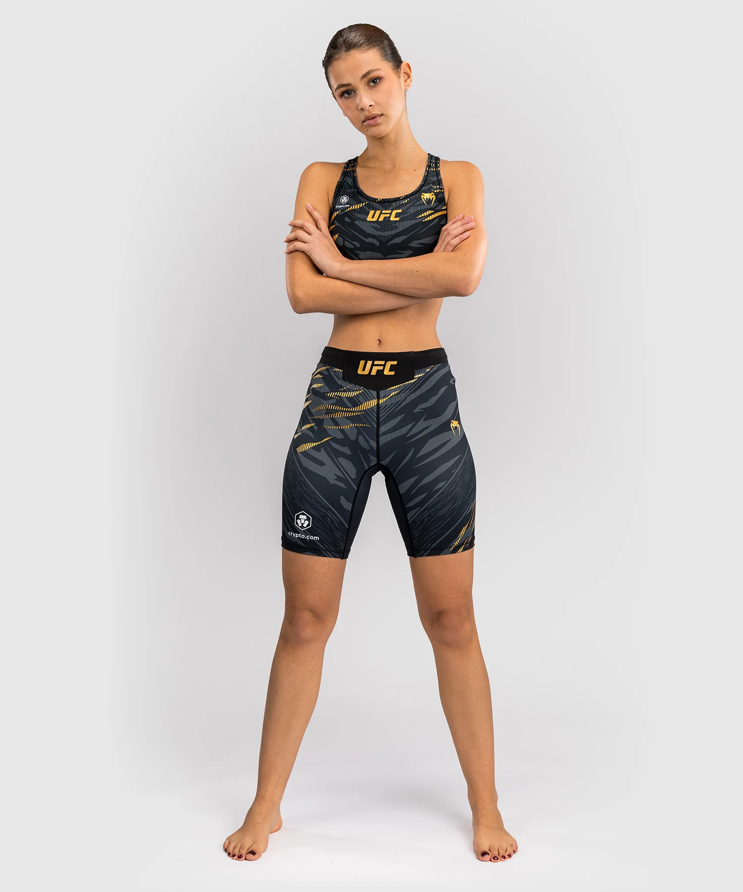 Short de compression pour Femmes UFC Fusion by Venum Authentic Fight Night - Coupe Longue - Champion - Image 7