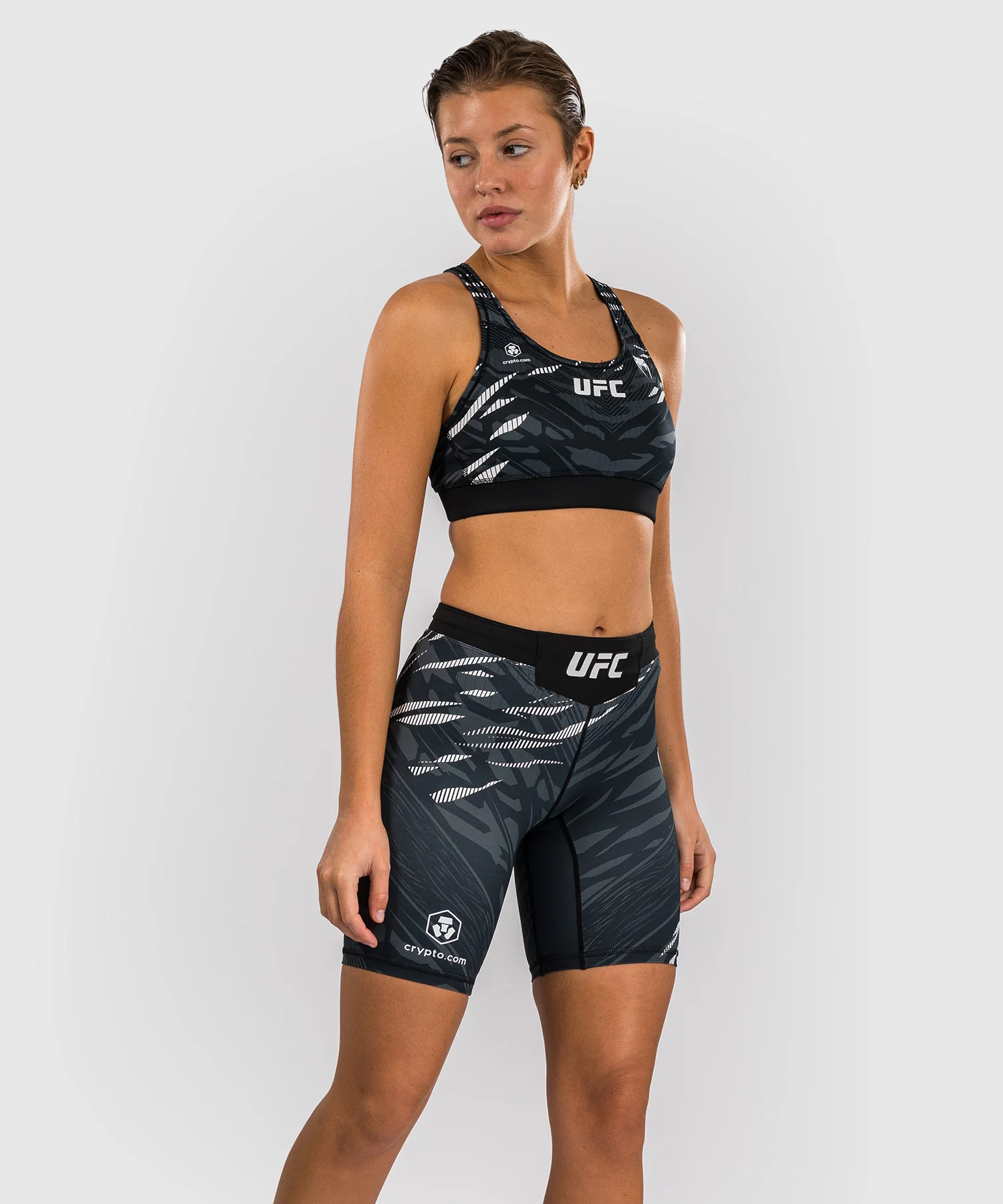 Short de compression pour Femmes UFC Fusion by Venum Authentic Fight Night - Coupe Longue - Noir - Image 8