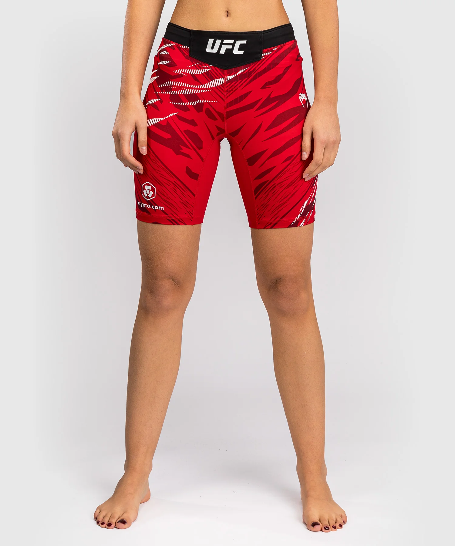 Short de compression pour Femmes UFC Fusion by Venum Authentic Fight Night - Coupe Longue - Rouge