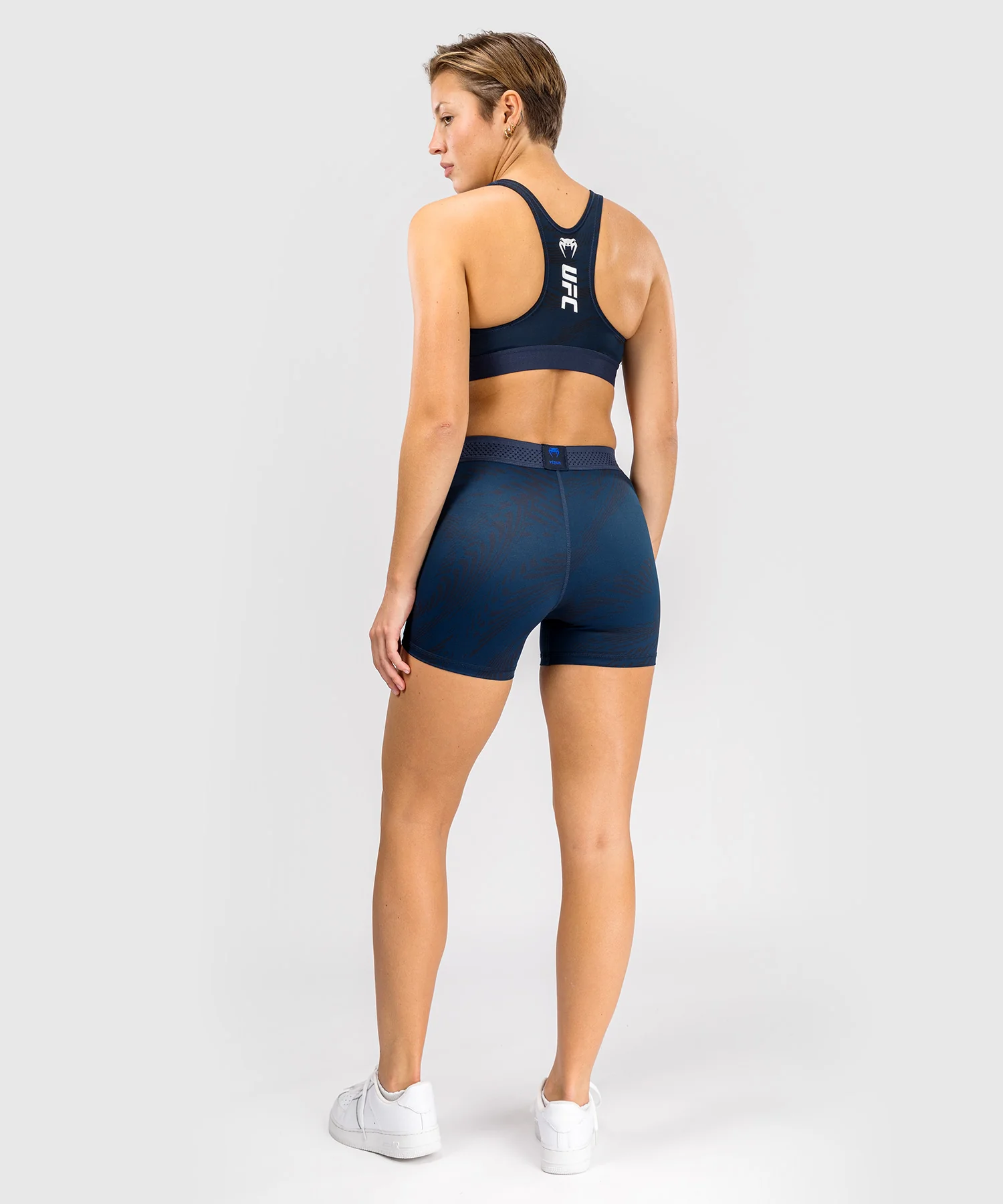 Short de compression pour Femmes UFC Fusion by Venum Fight Week - Bleu Océanique - Image 3