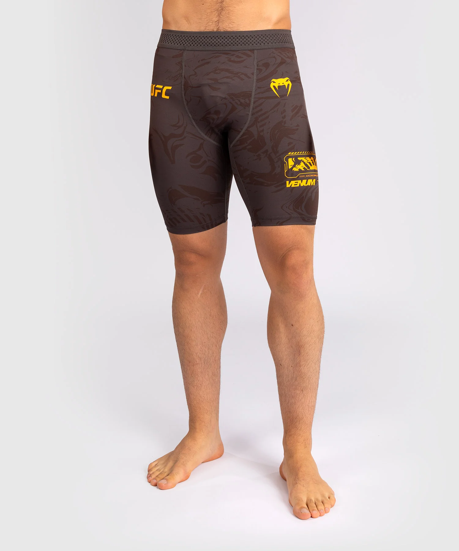 Short de compression pour Hommes UFC Fusion by Venum Fight Week - Marron Terrestre