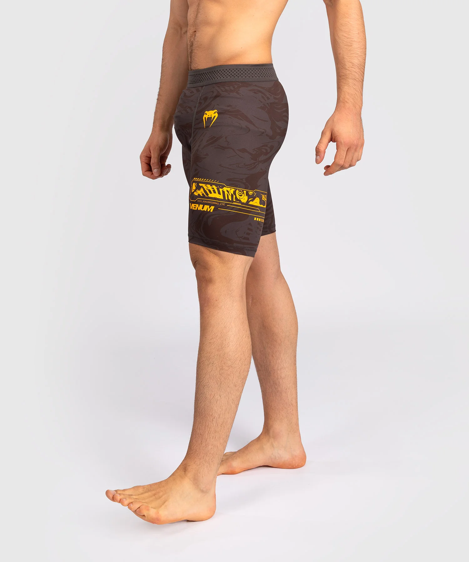 Short de compression pour Hommes UFC Fusion by Venum Fight Week - Marron Terrestre - Image 5