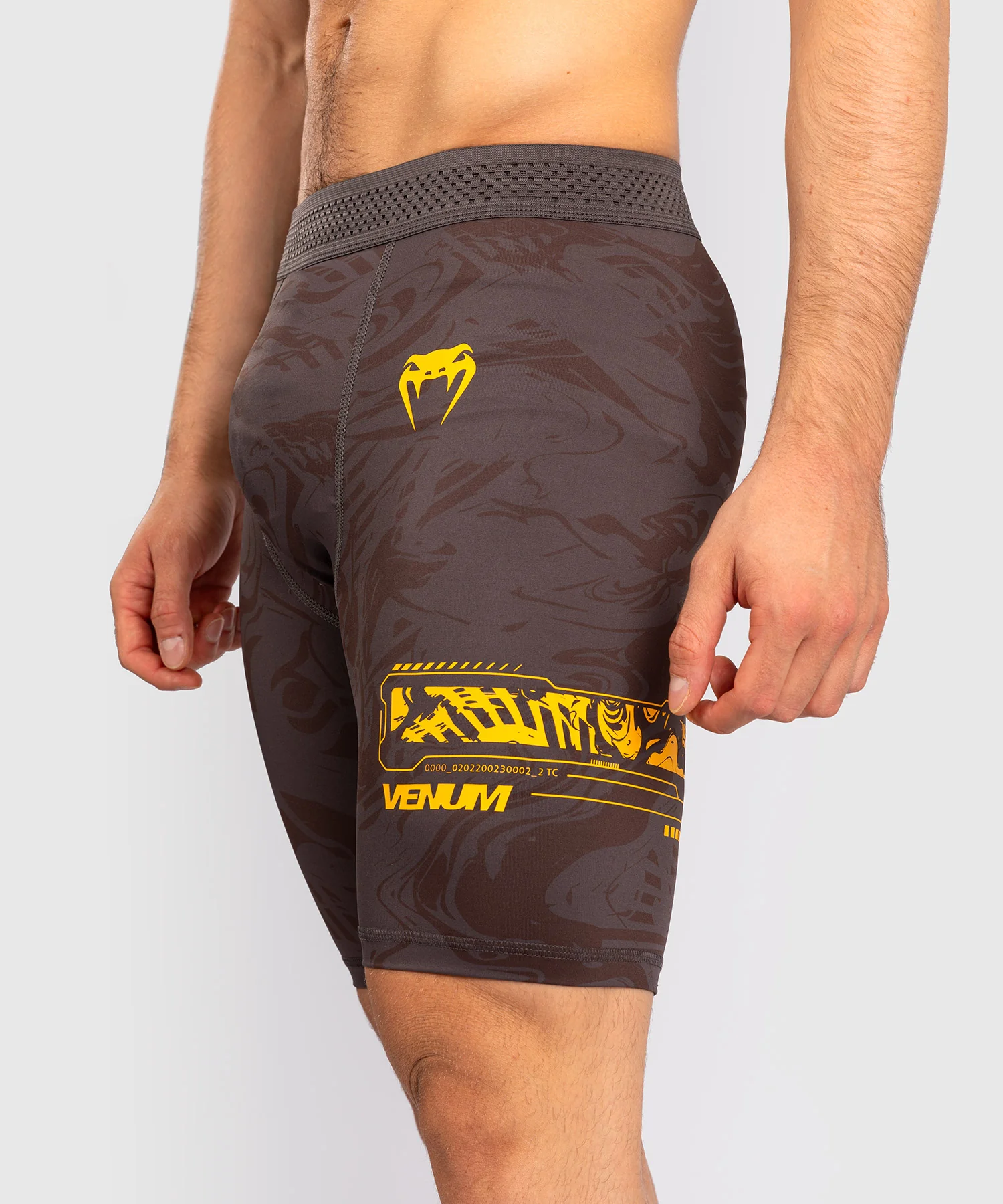 Short de compression pour Hommes UFC Fusion by Venum Fight Week - Marron Terrestre - Image 6