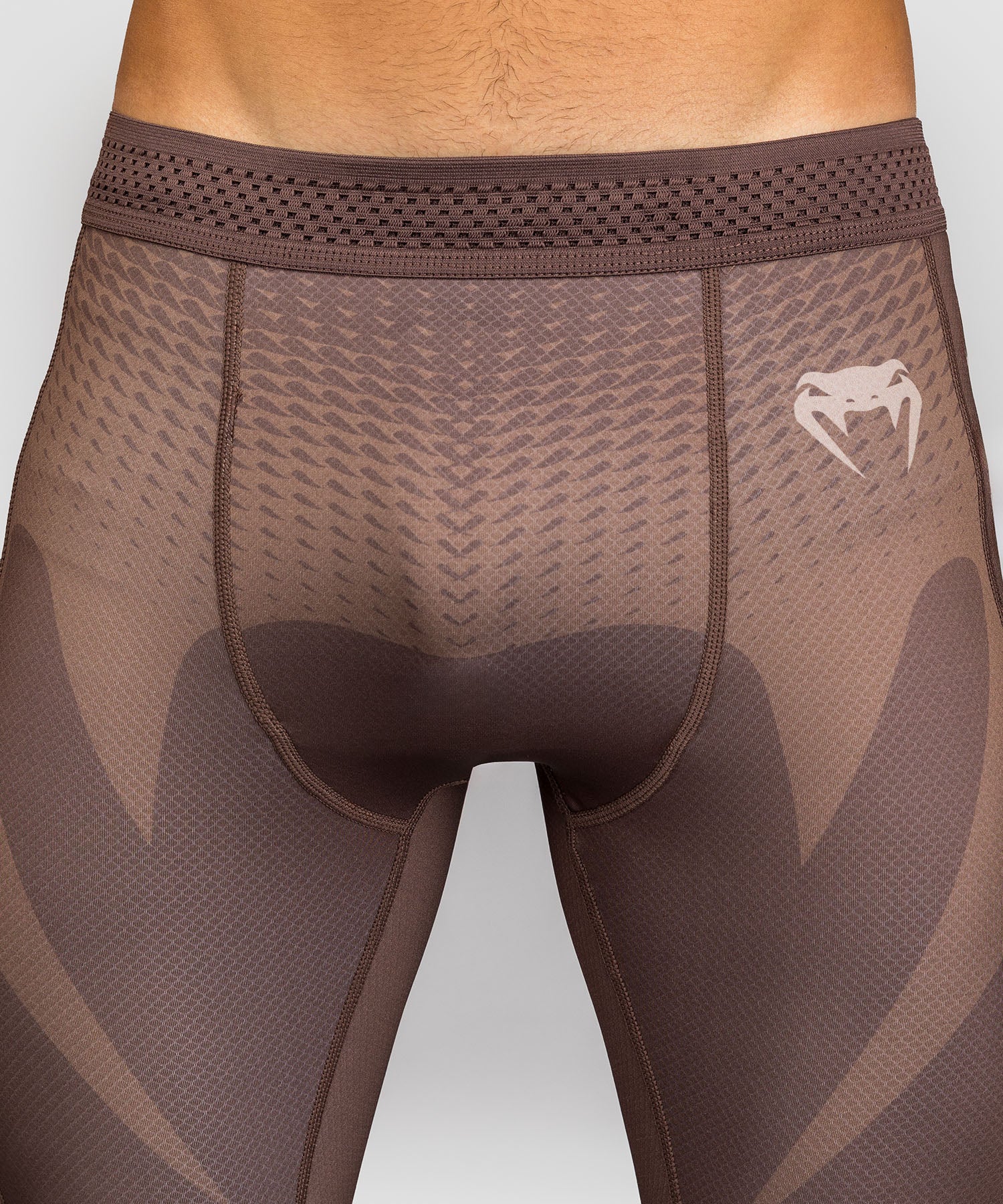 Pantalon de Compression Venum No Gi - Marron Chocolat - Image 4