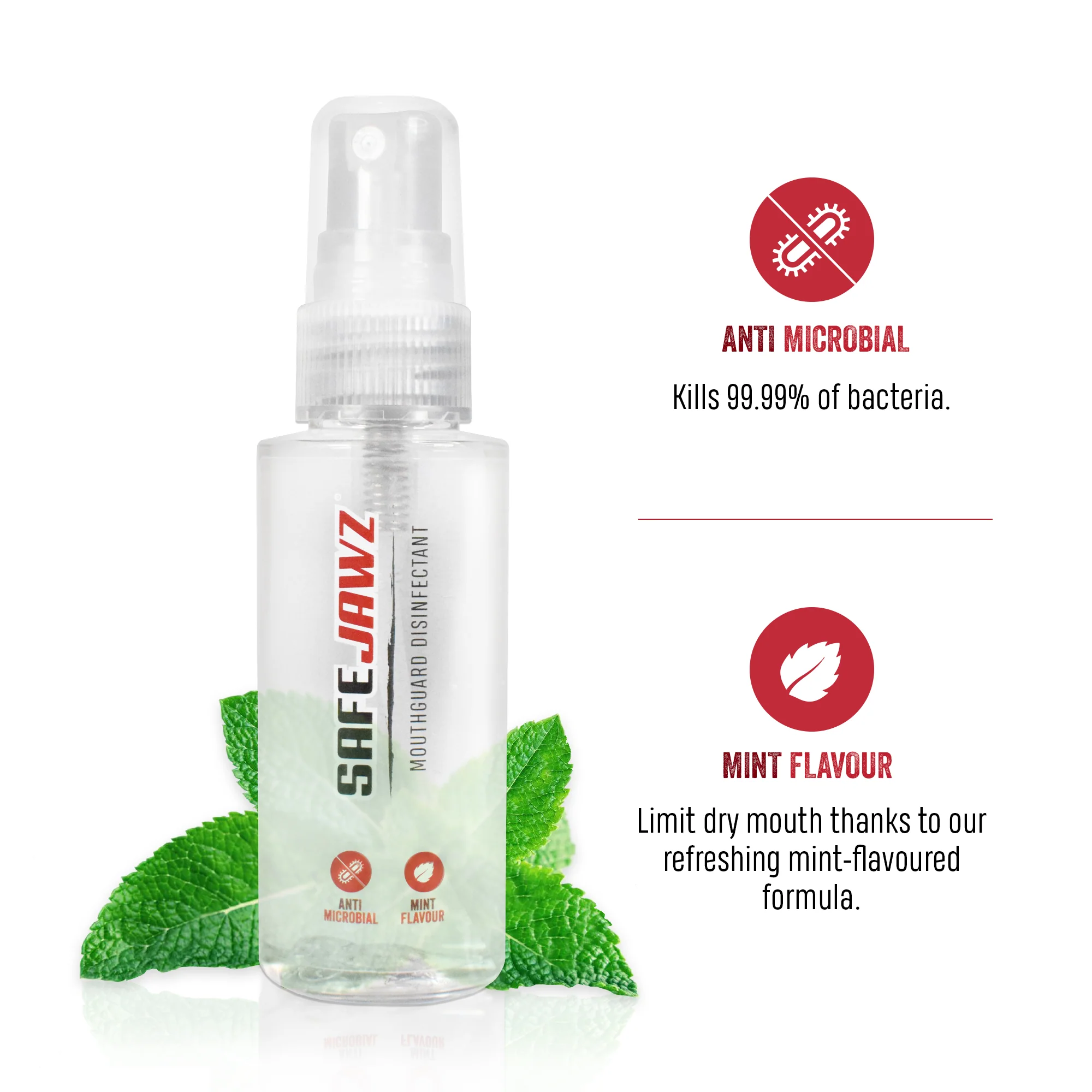 Spray désinfectant pour protège-dents Safe Jawz - Image 2