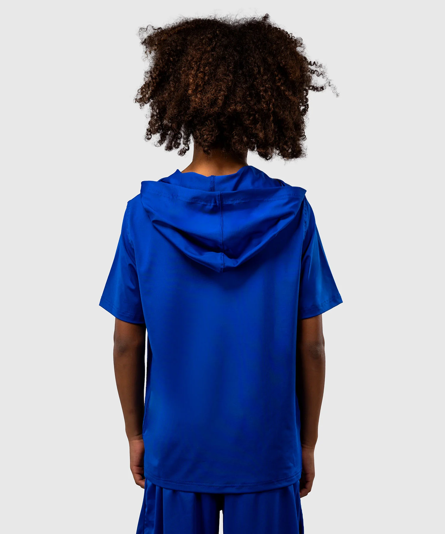 Sweat à capuche à manches courtes Dry Tech pour Enfants Venum Elite - Bleu Royal - Image 4