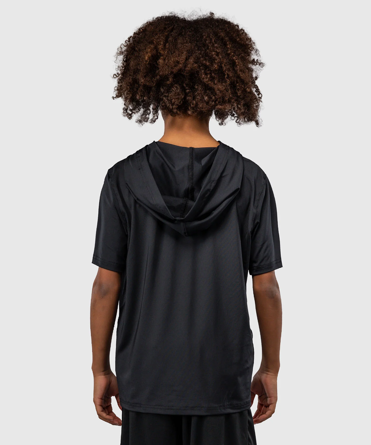 Sweat à capuche à manches courtes Dry Tech pour Enfants Venum Elite - Noir - Image 4
