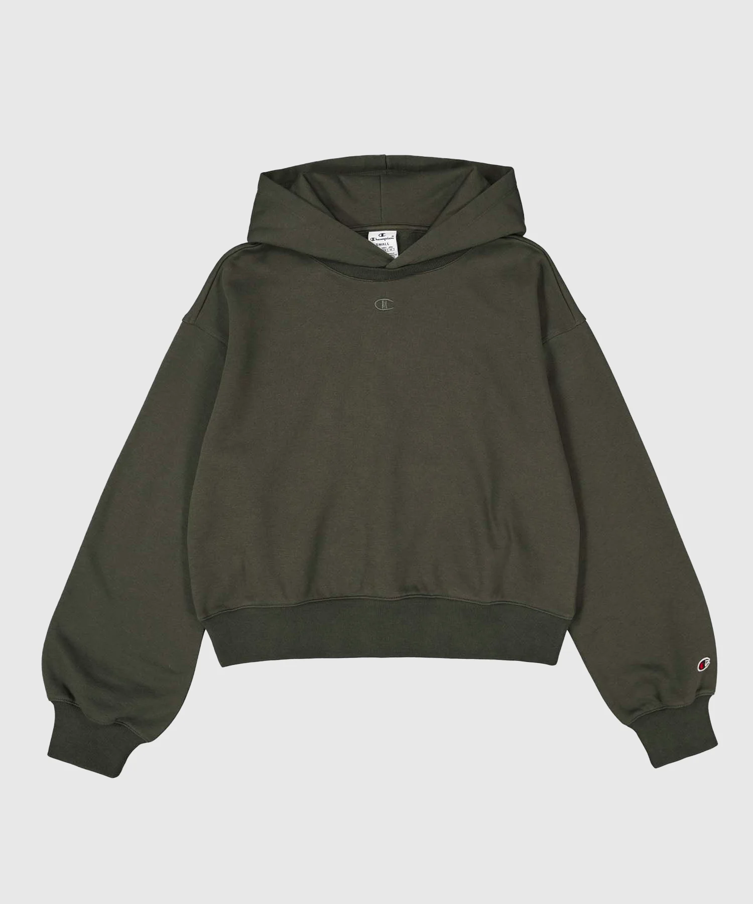 Sweat À Capuche Champion Femme Hooded - Kaki - Image 4