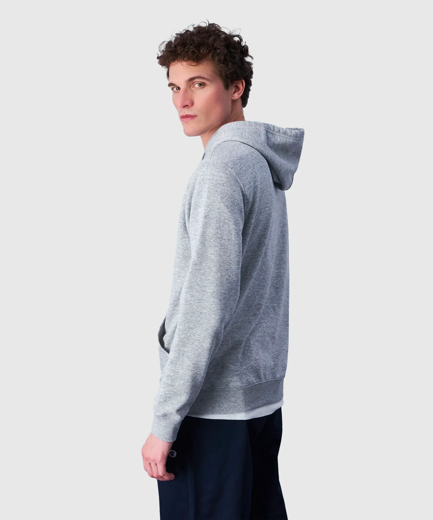 Sweat À Capuche Champion Legacy - Gris - Image 3