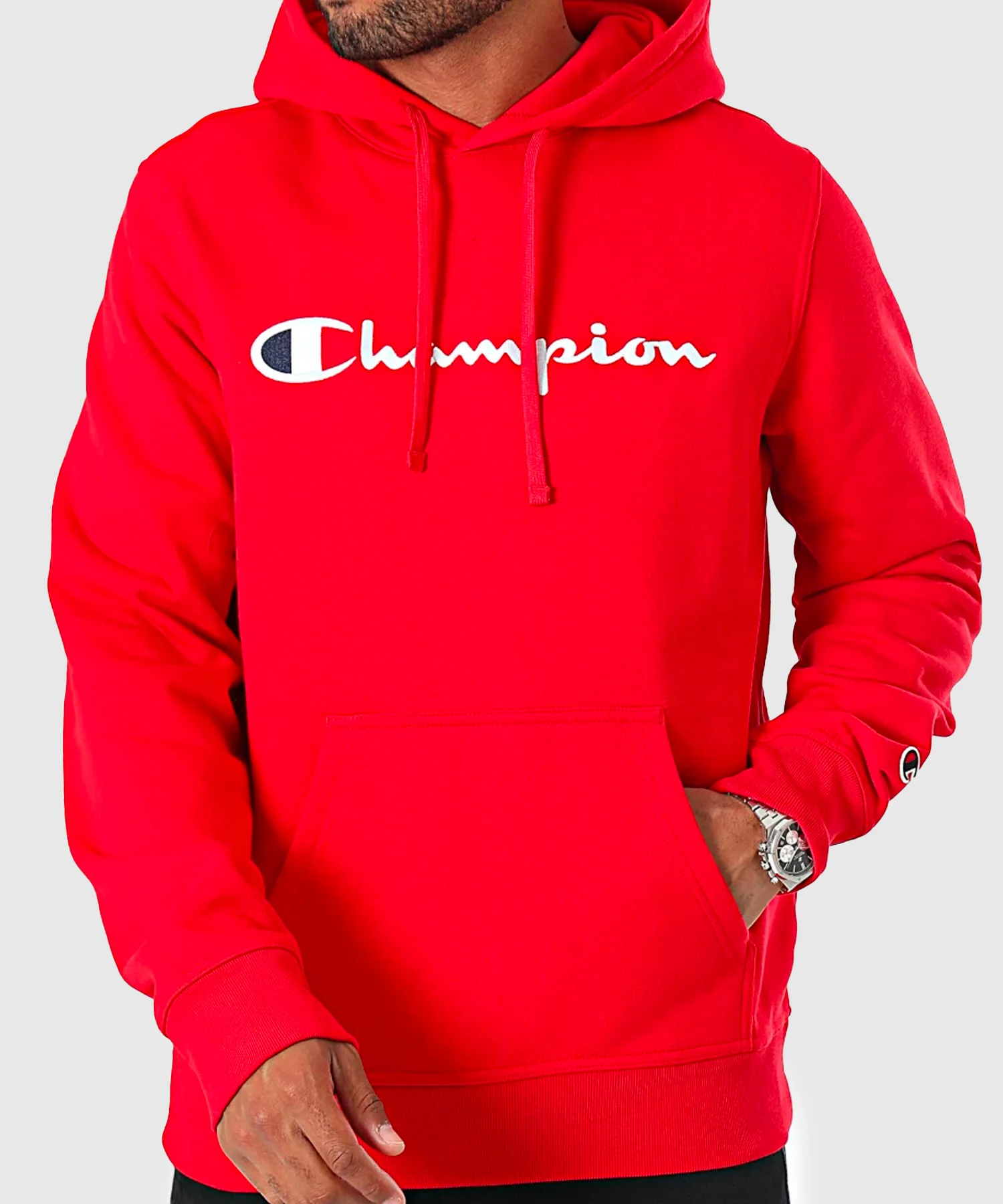 Sweat À Capuche Champion - Rouge - Image 3