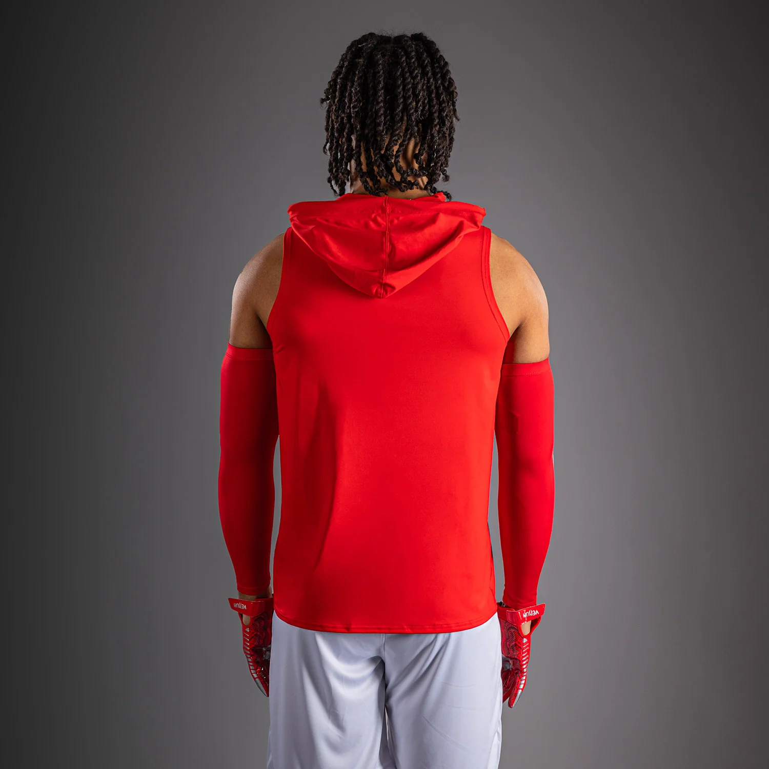 Sweat à capuche Dry Tech sans manches Venum Elite - Rouge - Image 4