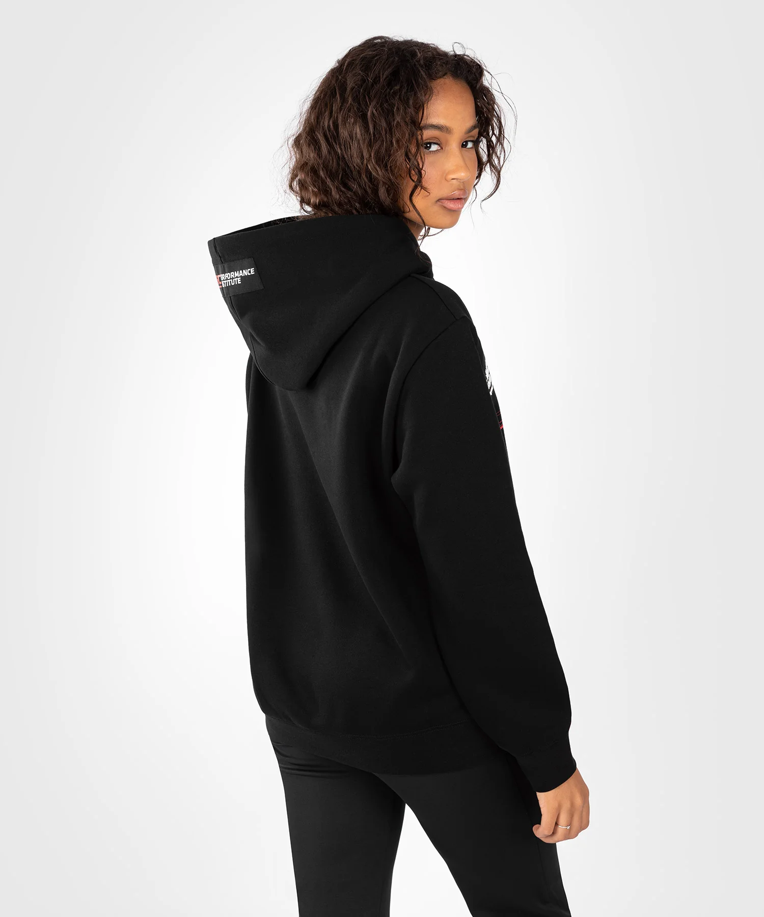 Sweat à capuche pour femmes UFC Venum Performance Institute 2.0 - Noir/Rouge - Image 6