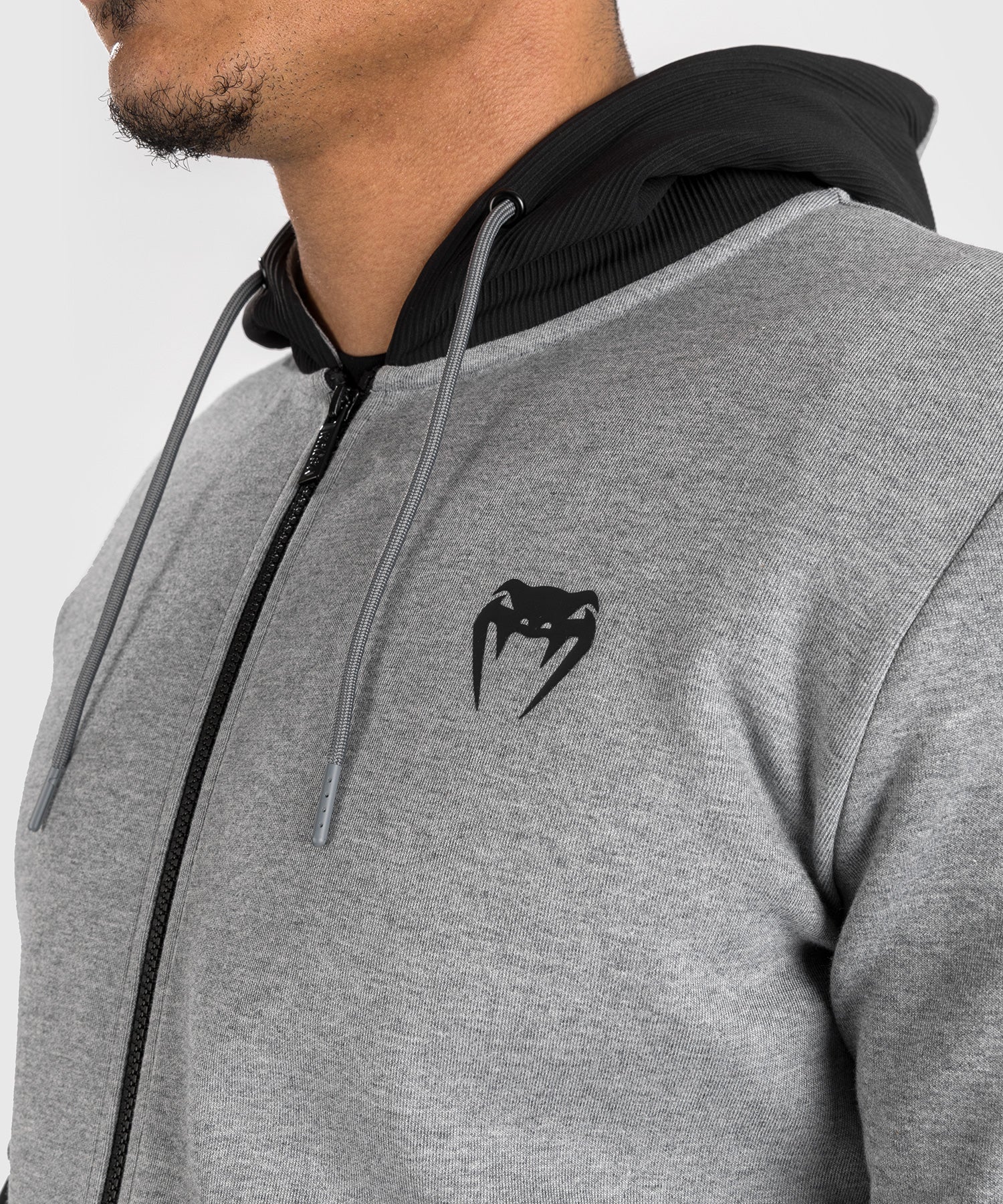 Sweat à capuche pour Hommes Venum Contender 4.0 - Gris chiné/Noir - Image 4