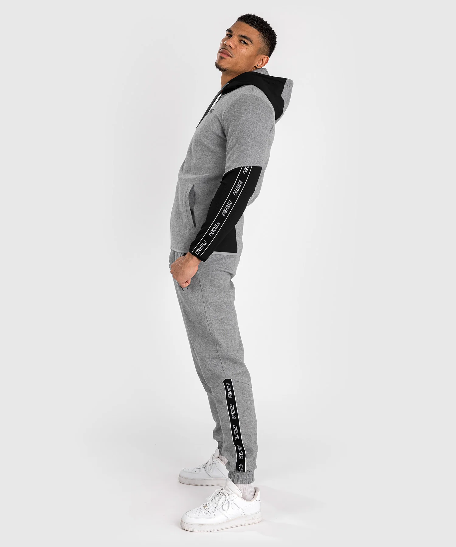 Sweat à capuche pour Hommes Venum Contender 4.0 - Gris chiné/Noir - Image 7