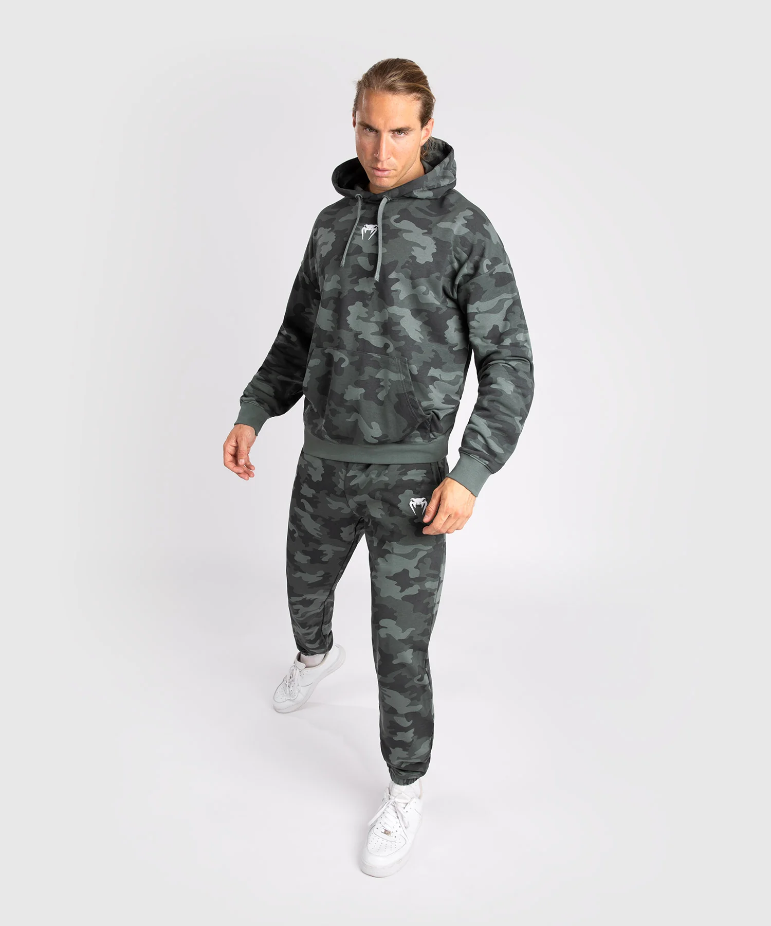 Sweat À Capuche pour Hommes Venum Vortex XL - Camouflage Kaki - Image 7