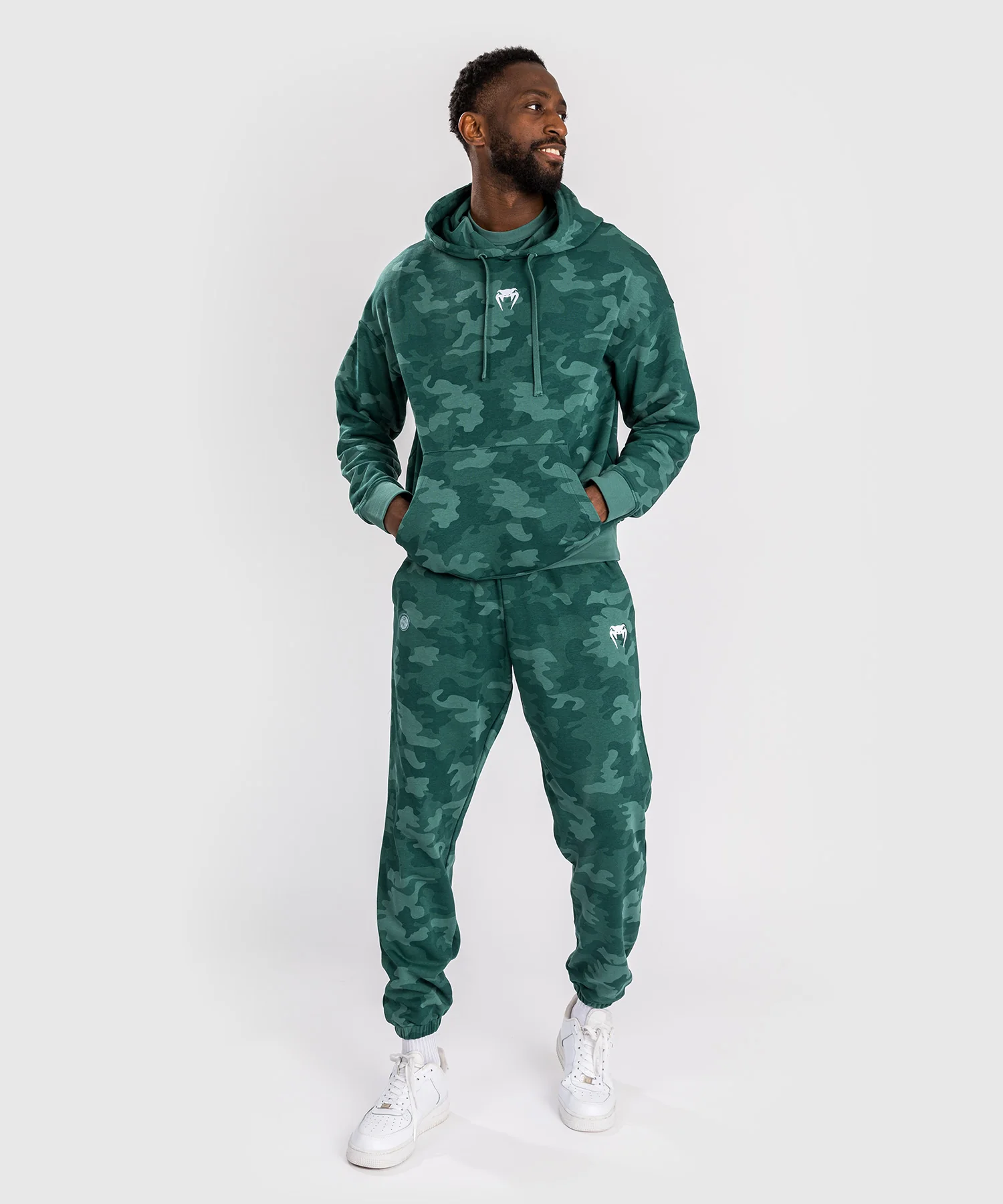 Sweat À Capuche pour Hommes Venum Vortex XL - Camouflage Turquoise - Image 6