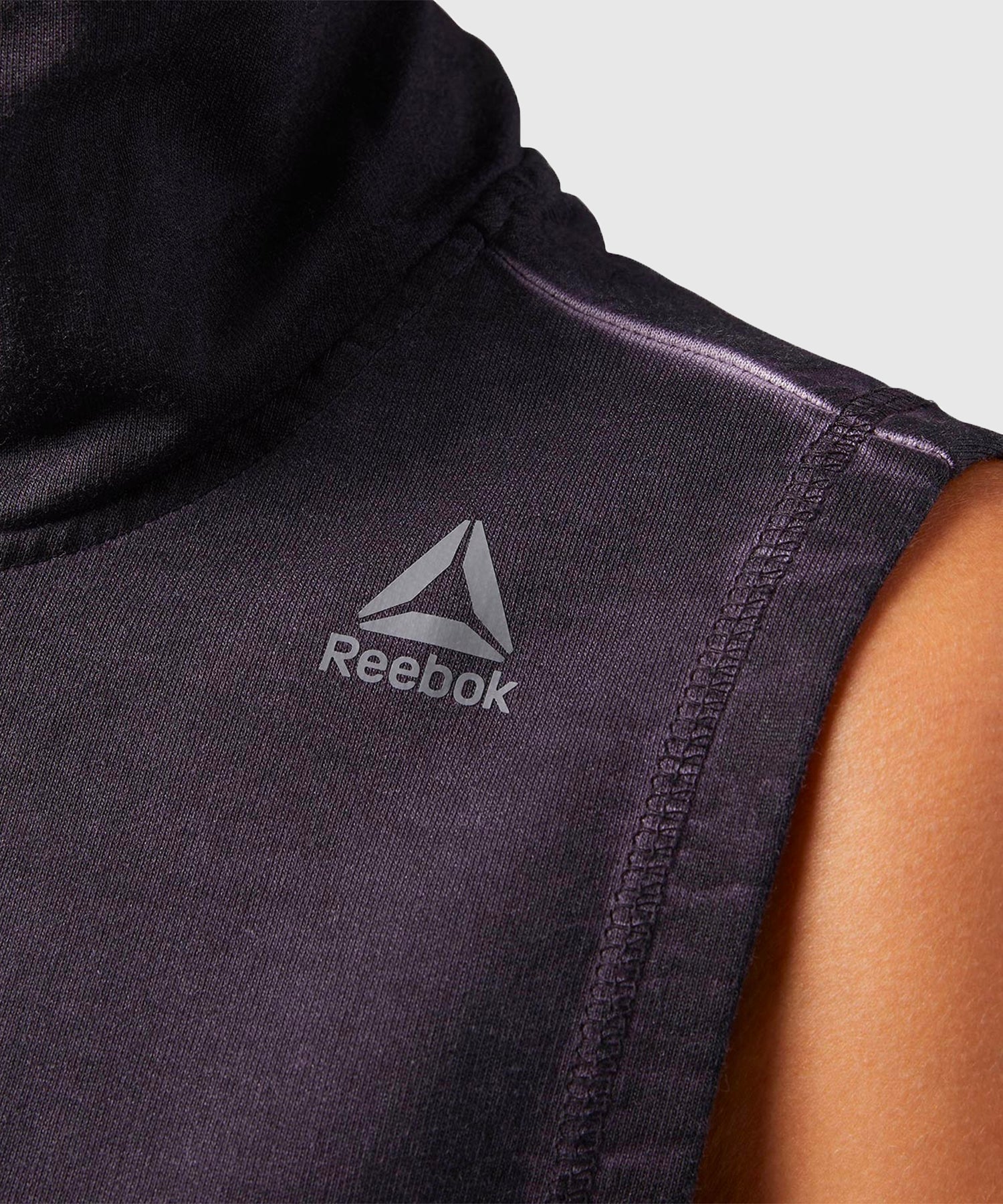 Sweat À Capuche Sans Manche Glory Combat Reebok - Gris - Image 5