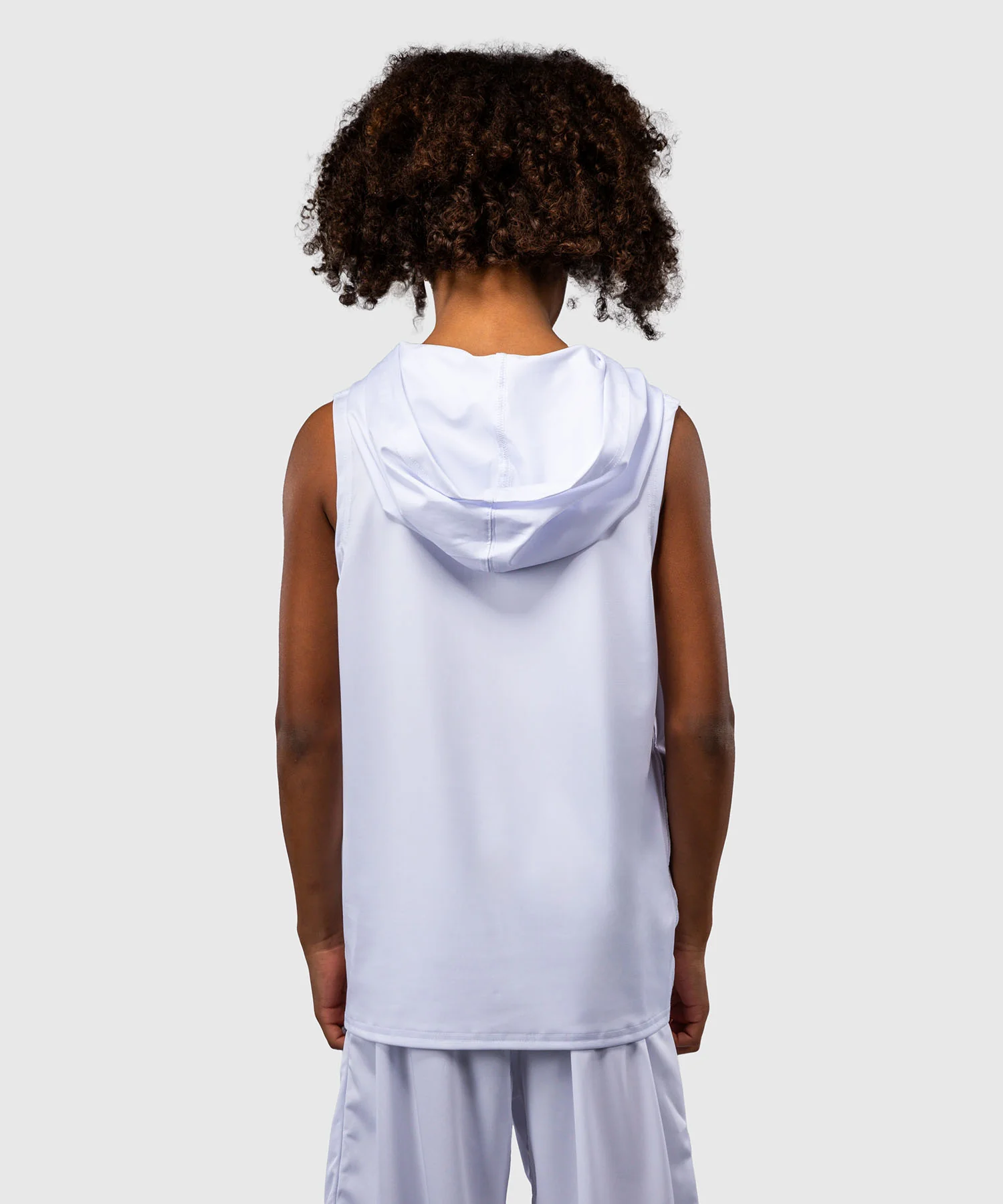 Sweat à capuche sans manches Dry Tech pour Enfants Venum Elite - Blanc - Image 3